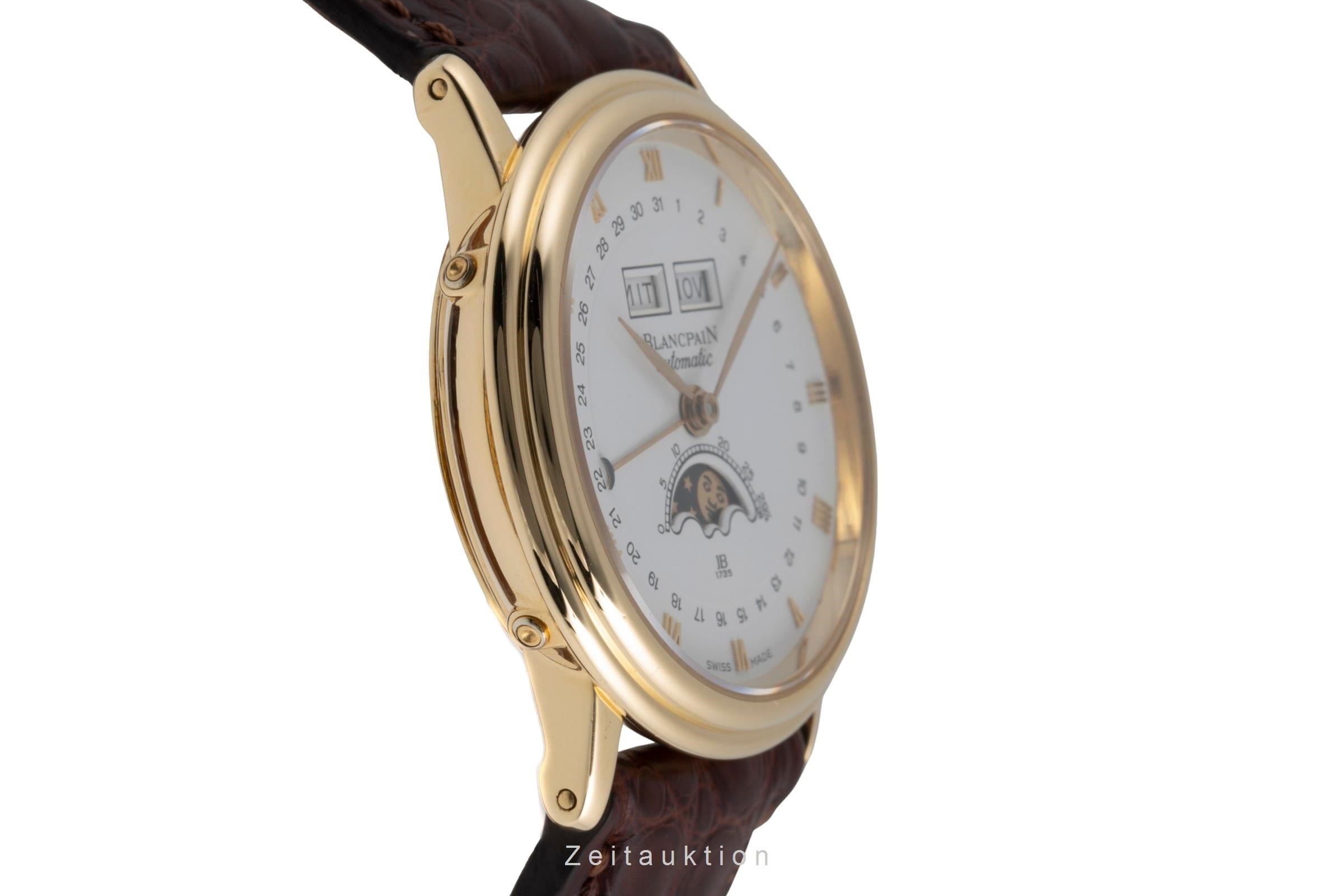 Blancpain Villeret or 18 ct automatique montre pour hommes 6595-1418  [2503426]