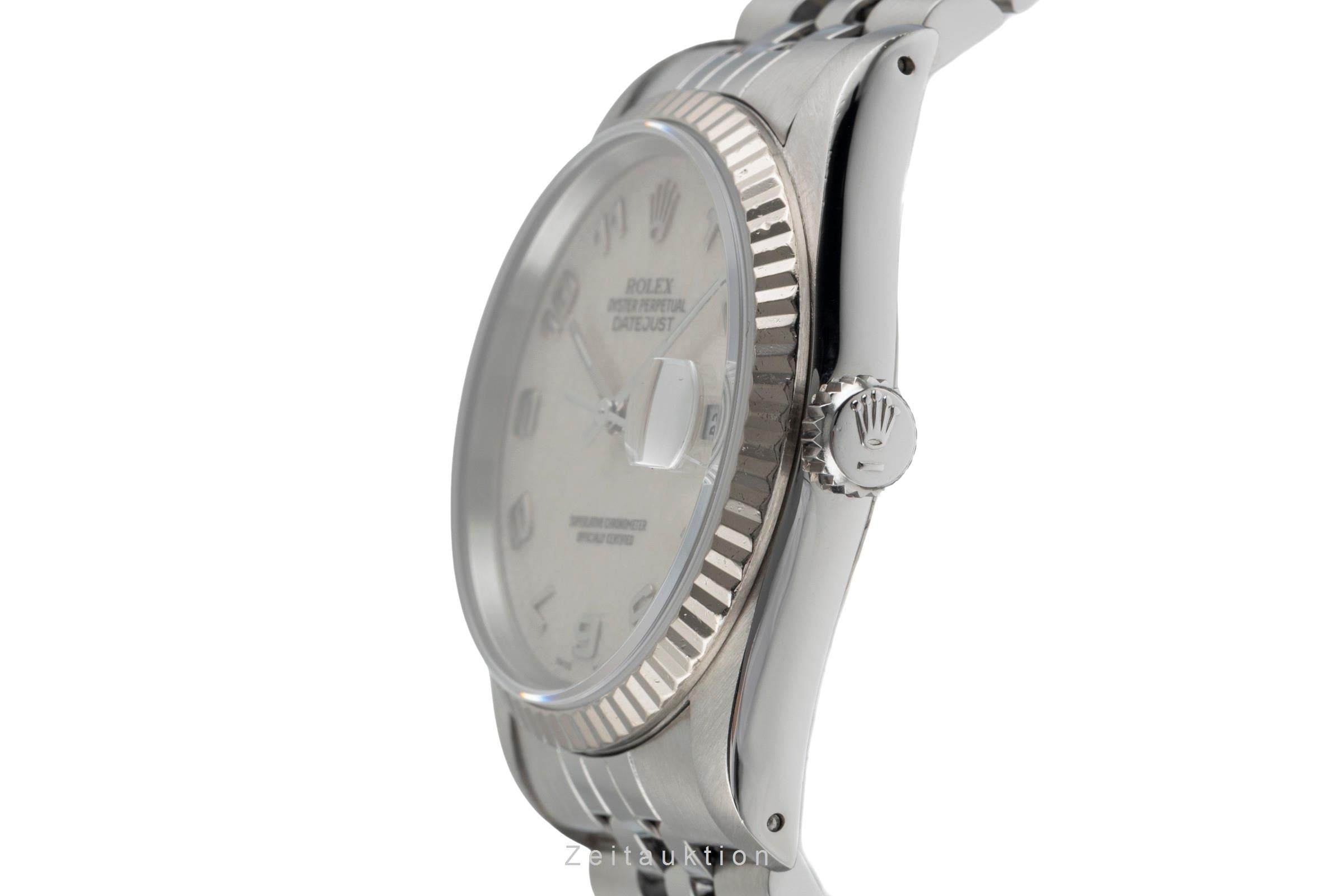 Rolex Datejust 36 Stahl Computer Dial Automatik Herrenuhr Ref. 16234 E-Serie [2503428]