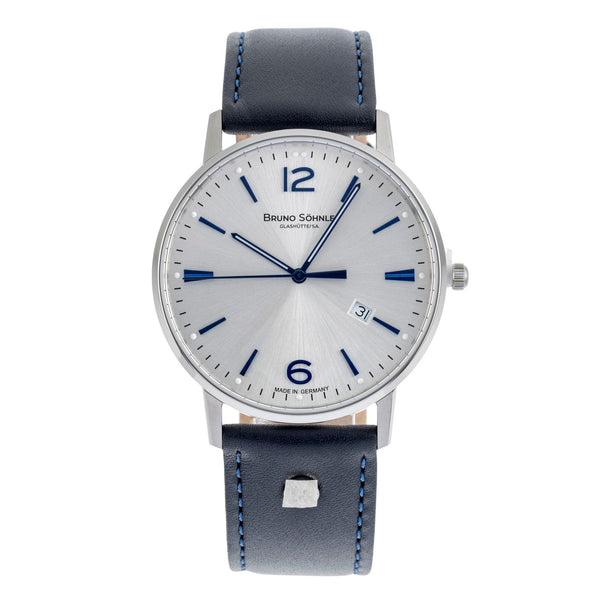 Bruno Söhnle Glashütte Stuttgard III Big Stahl Quarz Herren Ref.17-13175-243 B&P [2503429]