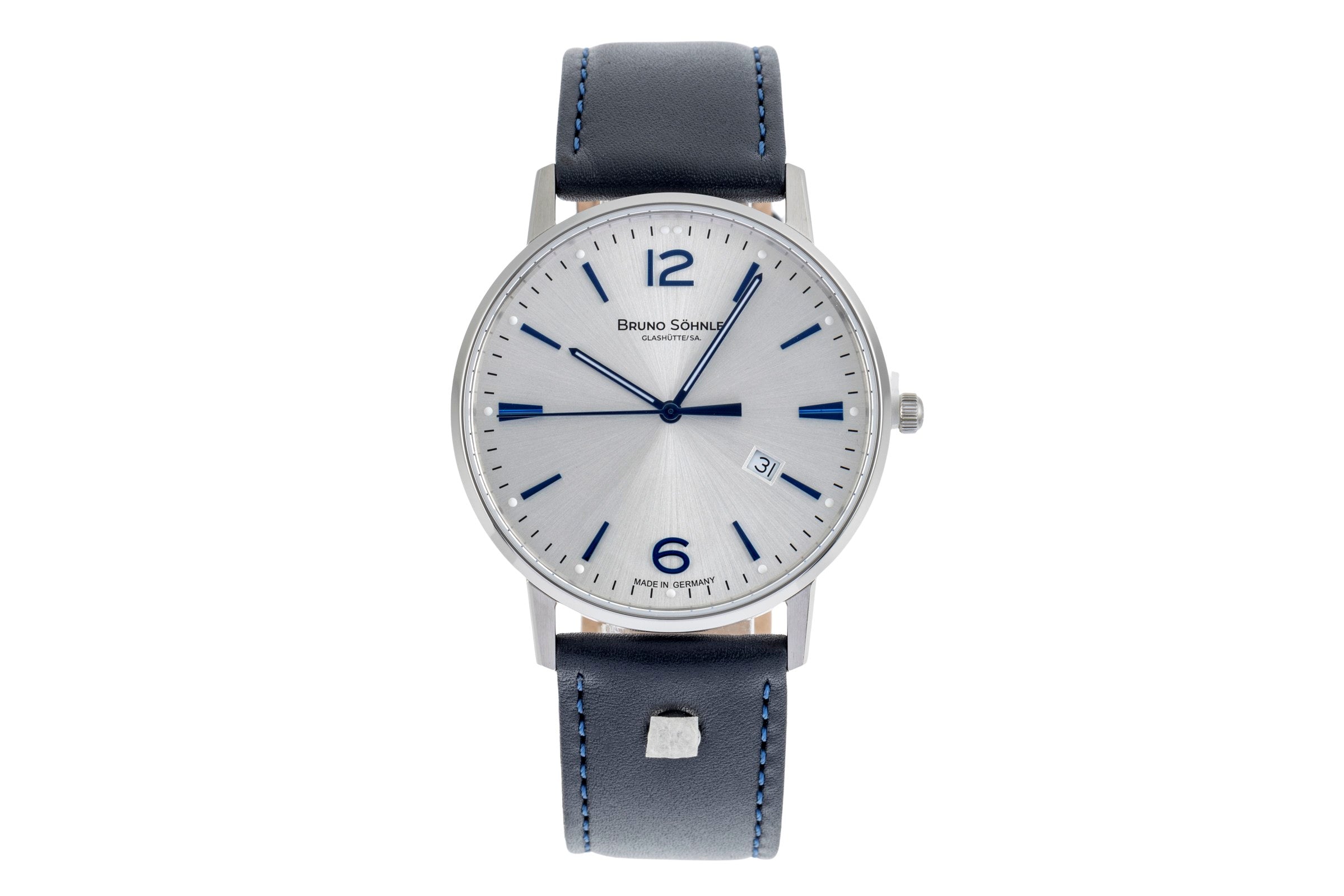 Bruno Söhnle Glashütte Stuttgard III Big acier quartz montre pour hommes 17-13175-243  [2503429]