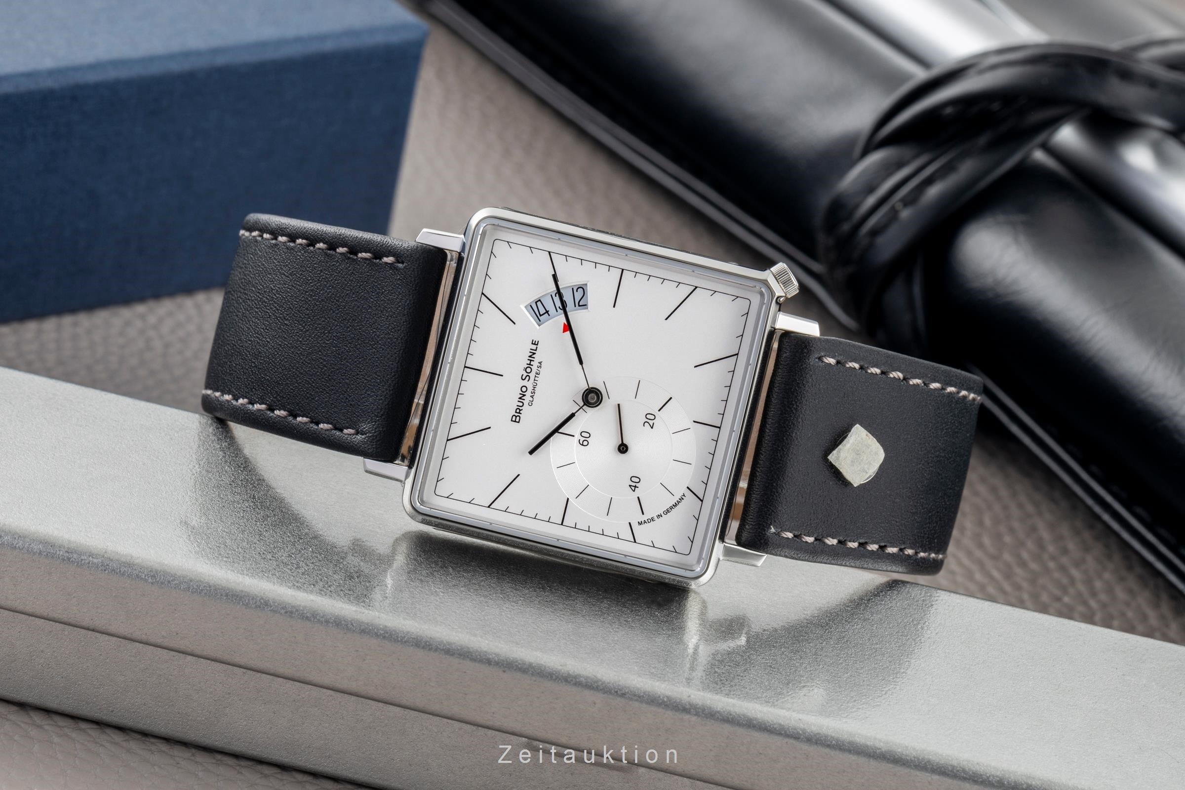 Bruno Söhnle Glashütte Rondo III Big acero cuarzo reloj para caballeros 17-13072-243  [2503430]