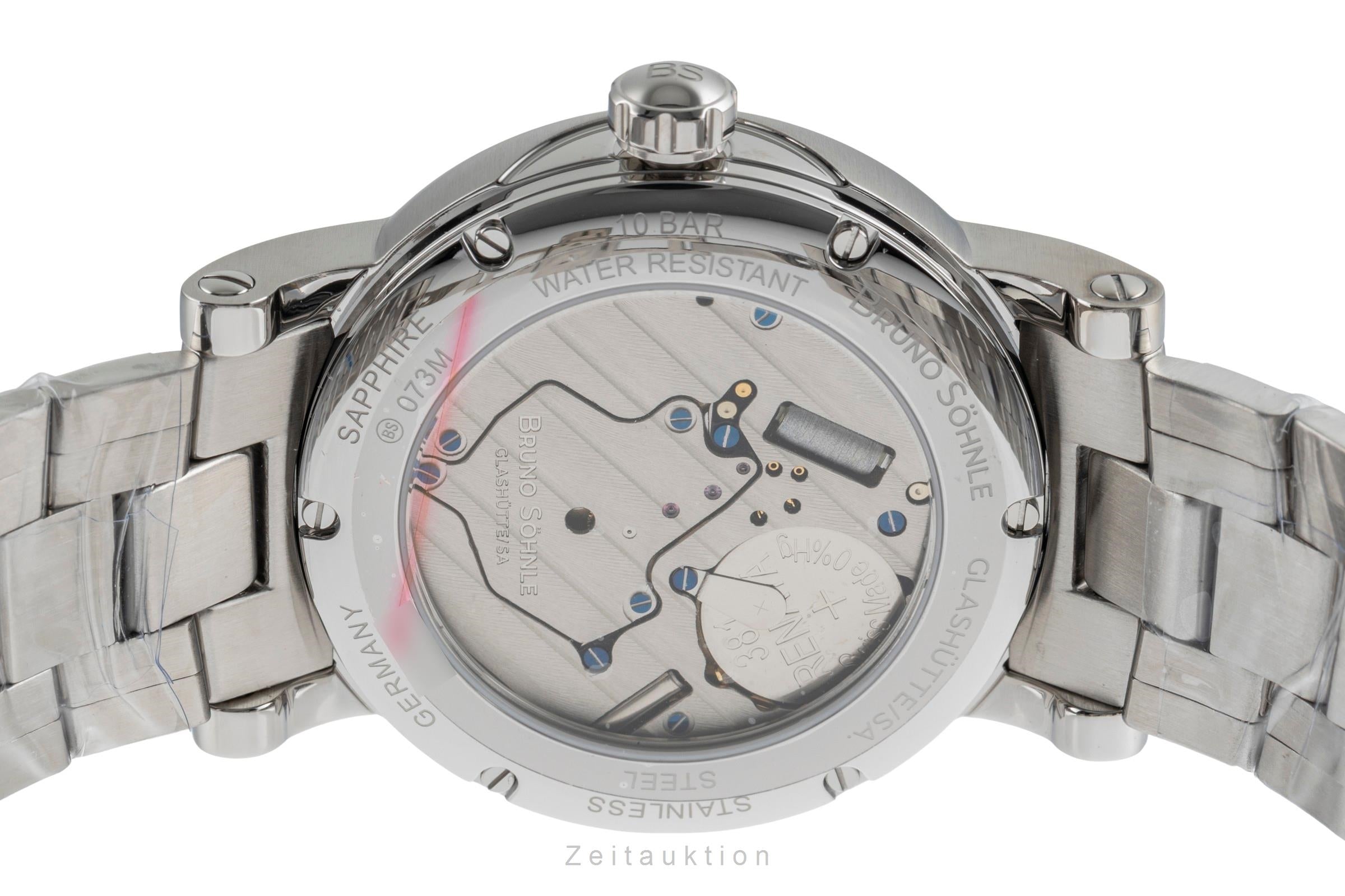 Bruno Söhnle Glashütte Pesaro I Stahl Quarz Herrenuhr Ref. 17-13073-346 B&P [2503431]