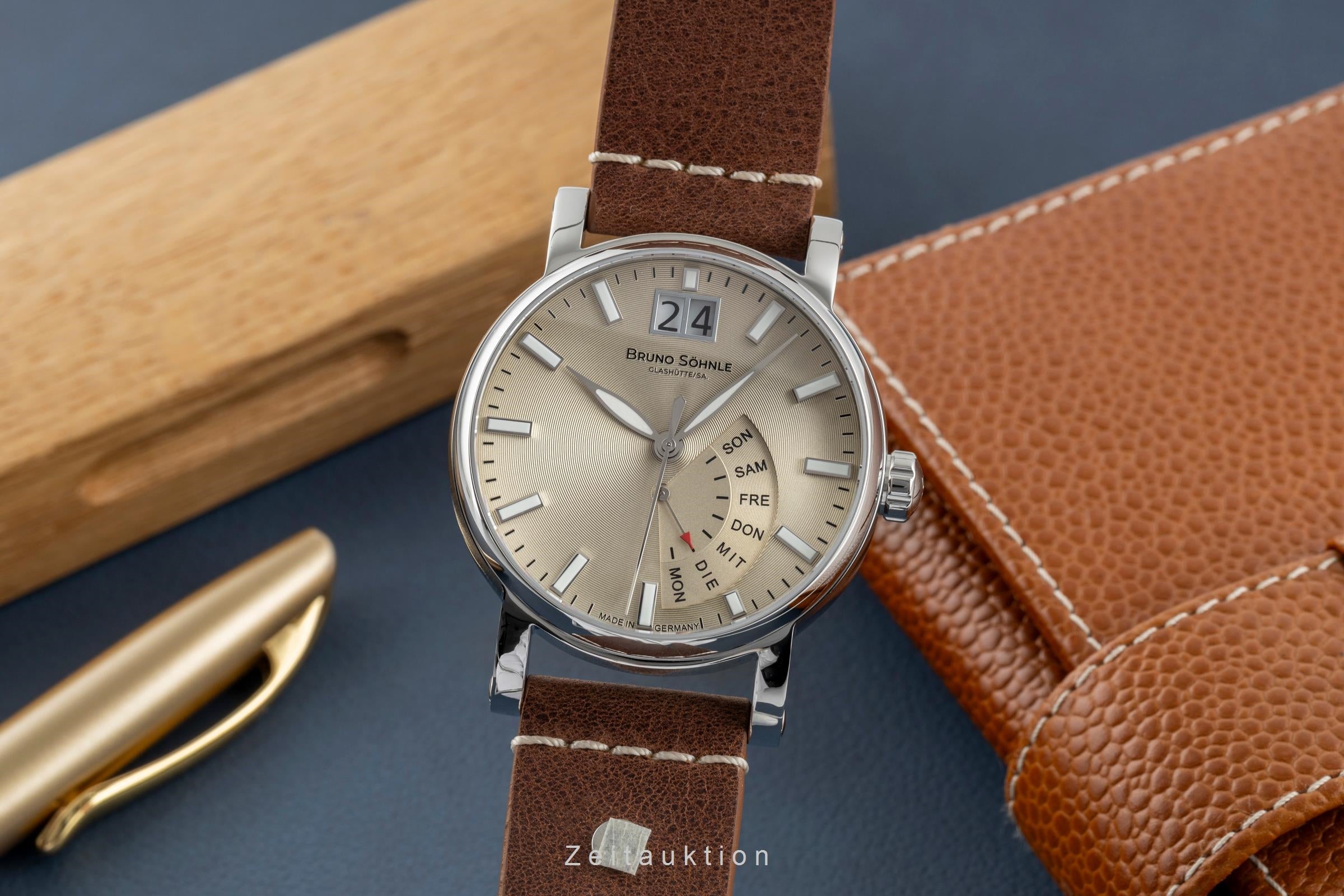 Bruno Söhnle Glashütte Pesaro I acier quartz montre pour hommes 17-13073-841  [2503432]