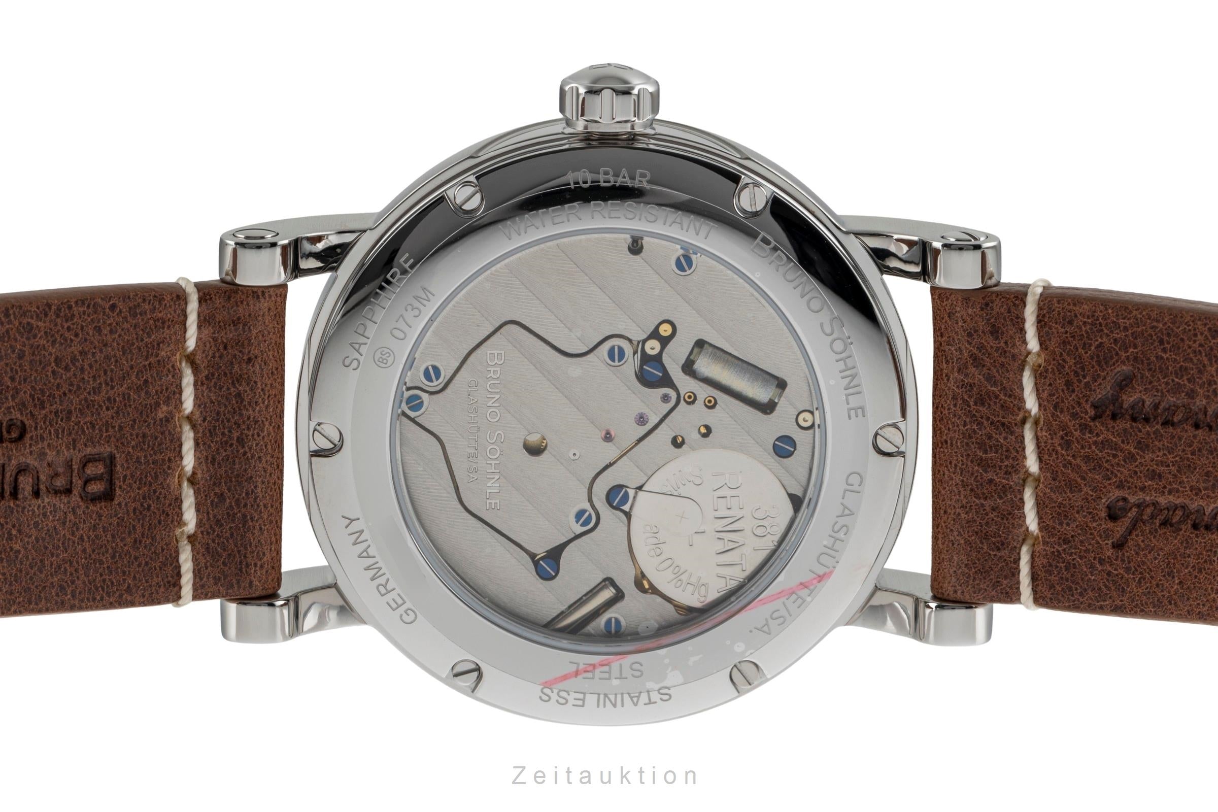 Bruno Söhnle Glashütte Pesaro I Stahl Quarz Herrenuhr Ref. 17-13073-841 B&P [2503432]