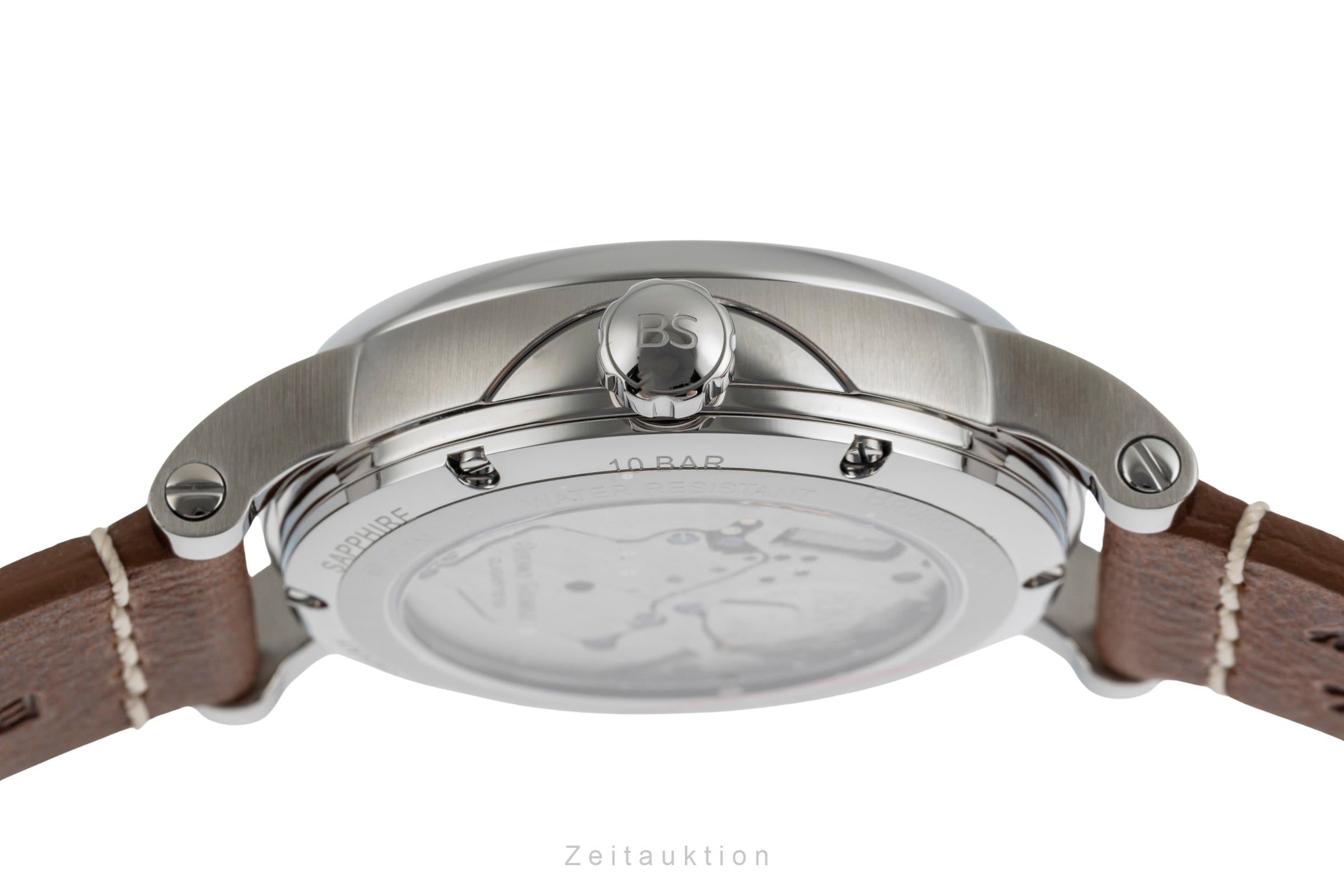 Bruno Söhnle Glashütte Pesaro I Stahl Quarz Herrenuhr Ref. 17-13073-841 B&P [2503432]