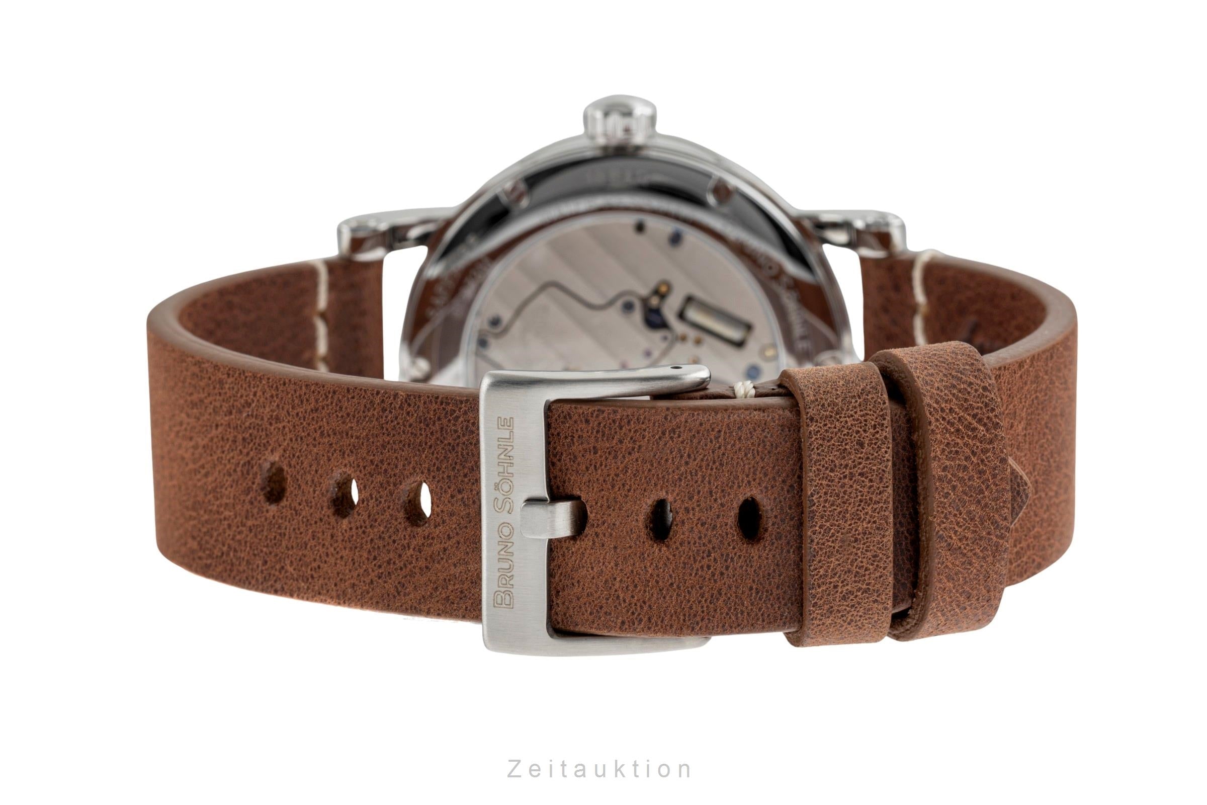 Bruno Söhnle Glashütte Pesaro I Stahl Quarz Herrenuhr Ref. 17-13073-841 B&P [2503432]