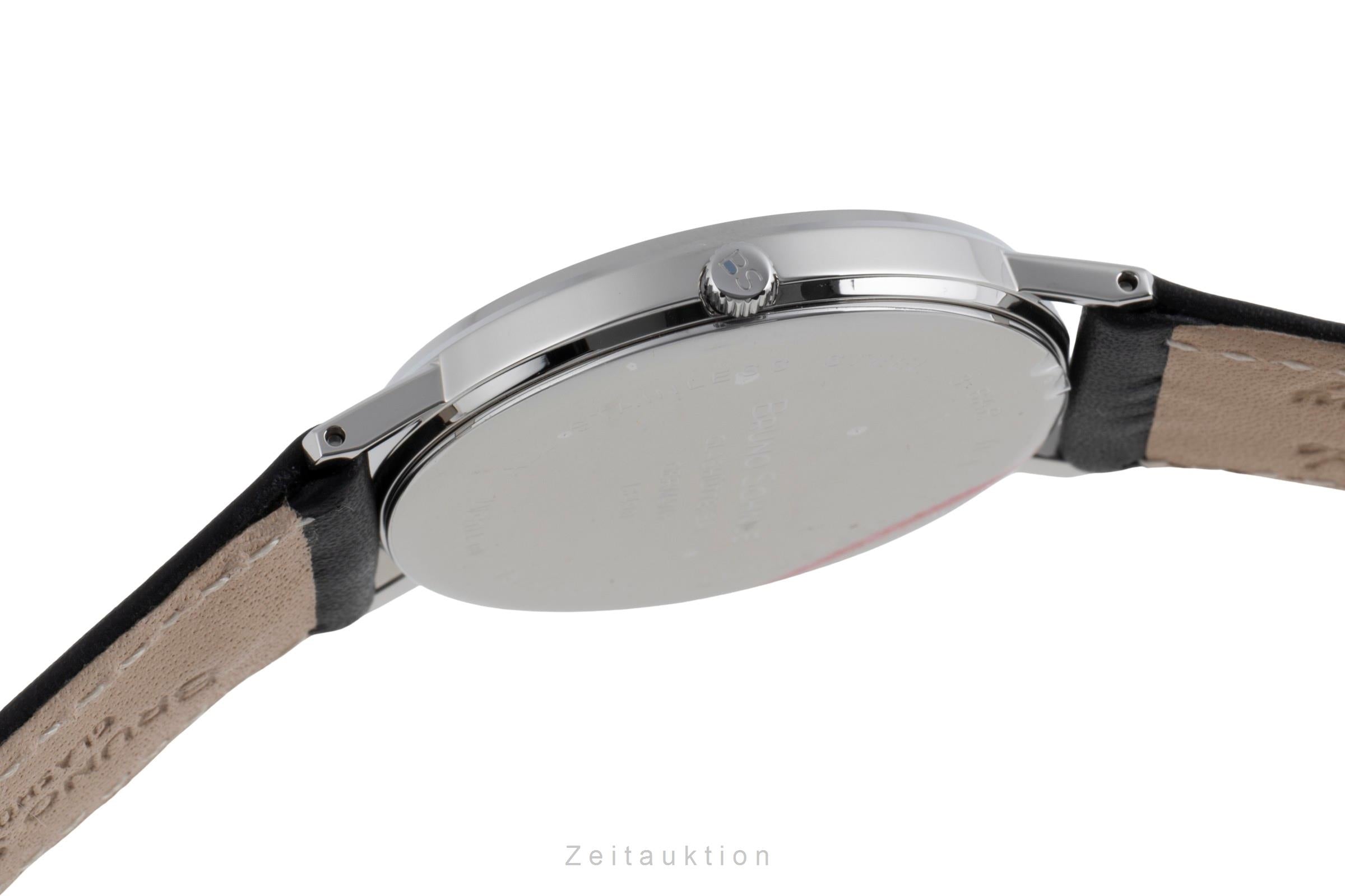 Bruno Söhnle Glashütte Rondo Stahl Quarz Herrenuhr Ref. 17-13105-241 B&P [2503433]