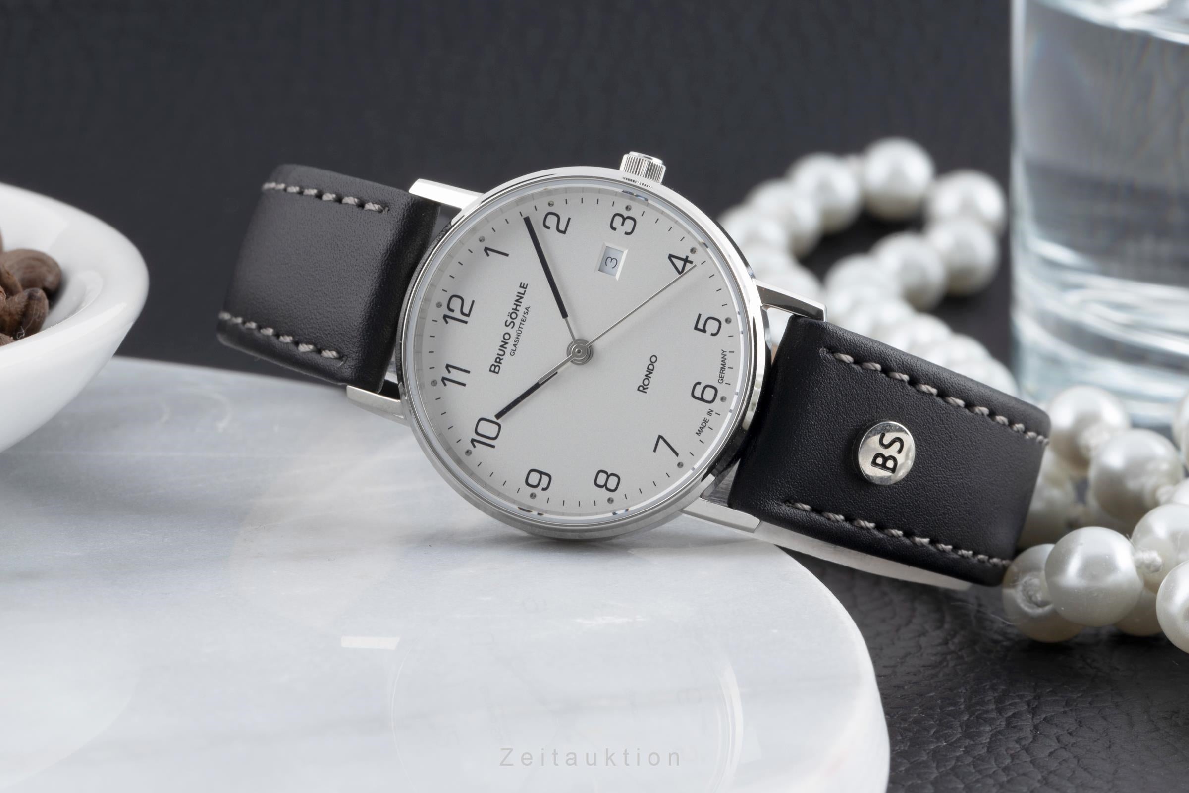 Bruno Söhnle Glashütte Rondo acier quartz montre pour femmes 17-13106-221  [2503434]