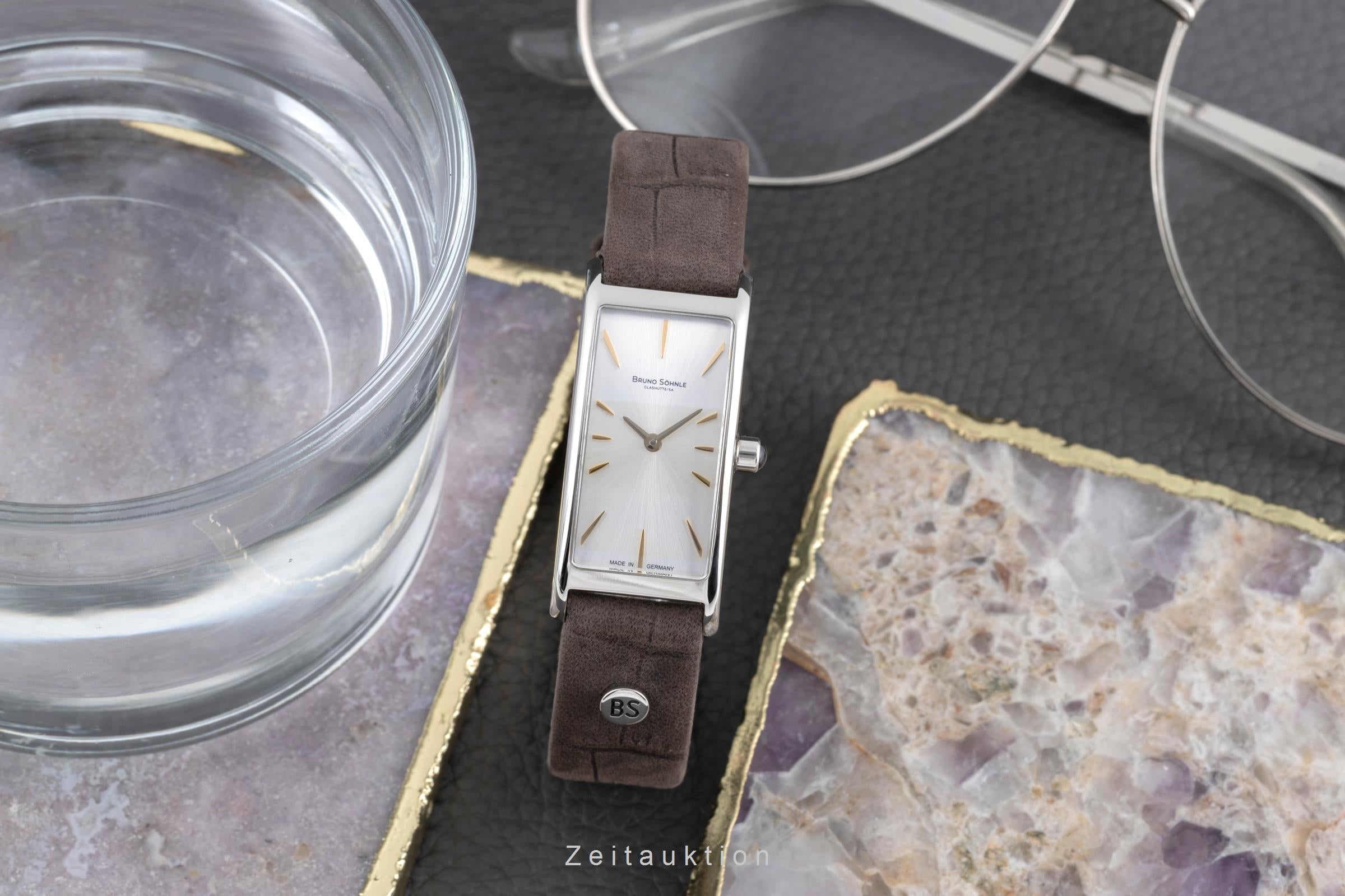 Bruno Söhnle Glashütte Nuvola III acero cuarzo reloj para damas  17-23088-243  [2503436]