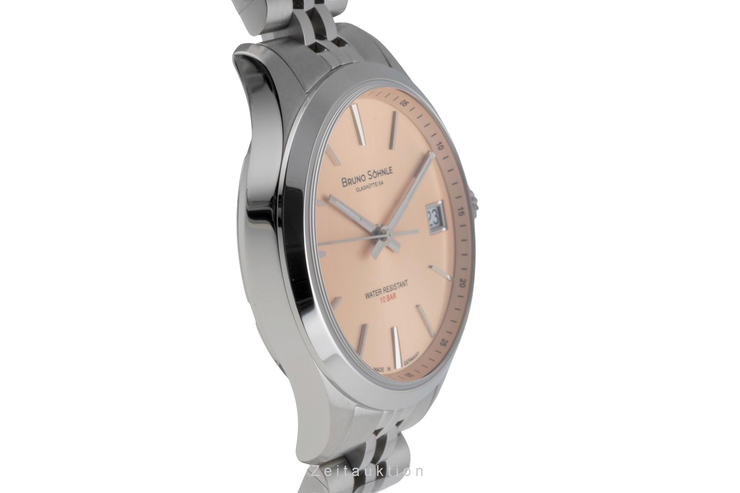 Bruno Söhnle Glashütte Turin Small Stahl Quarz Ref. Damenuhr 17-13226-542 B&P [2503437]