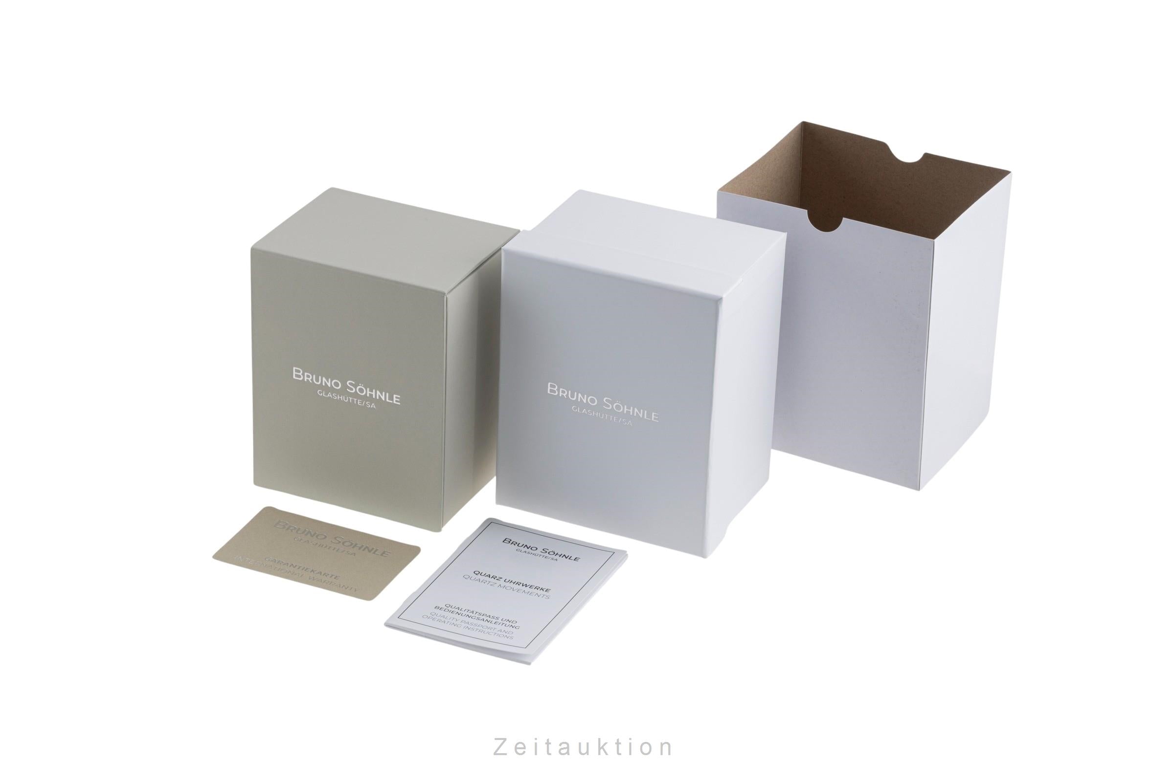 Bruno Söhnle Glashütte Turin Small Stahl Quarz Ref. Damenuhr 17-13226-542 B&P [2503437]