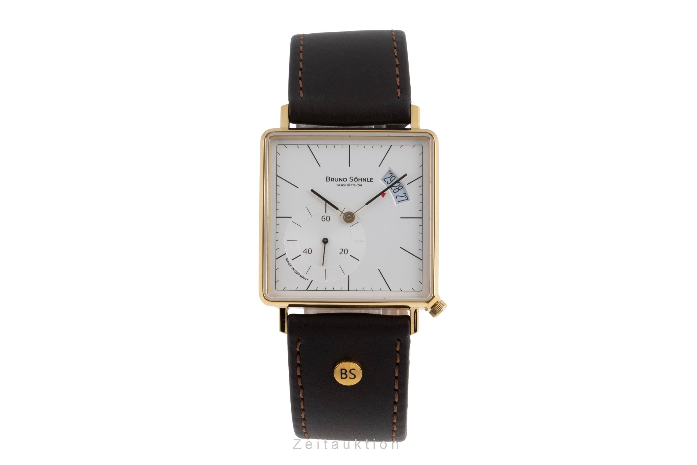 Bruno Söhnle Glashütte Rondo III Big acero / banado en oro cuarzo reloj para caballeros 17-33072-241  [2503438]