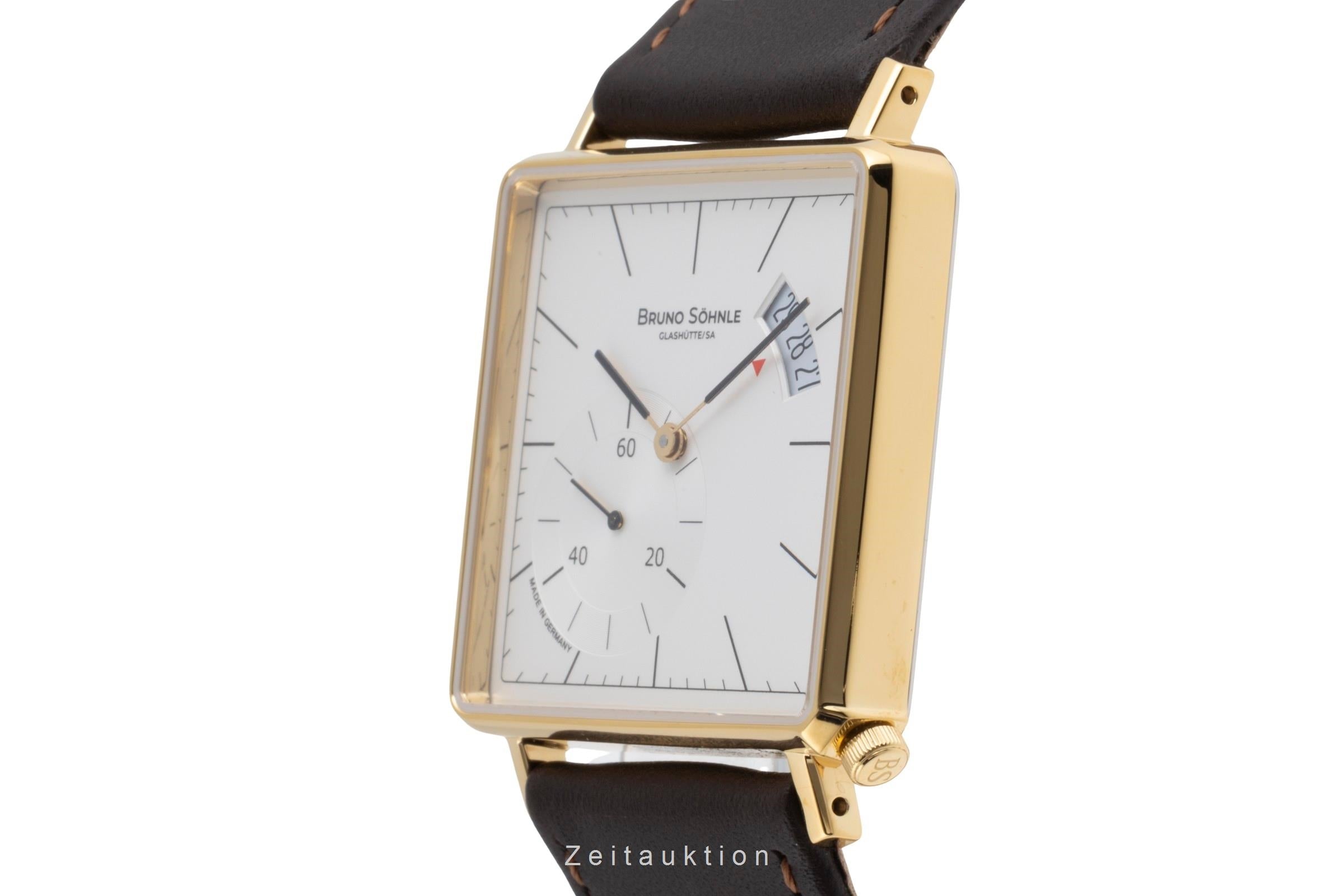 Bruno Söhnle Glashütte Rondo III Big acero / banado en oro cuarzo reloj para caballeros 17-33072-241  [2503438]