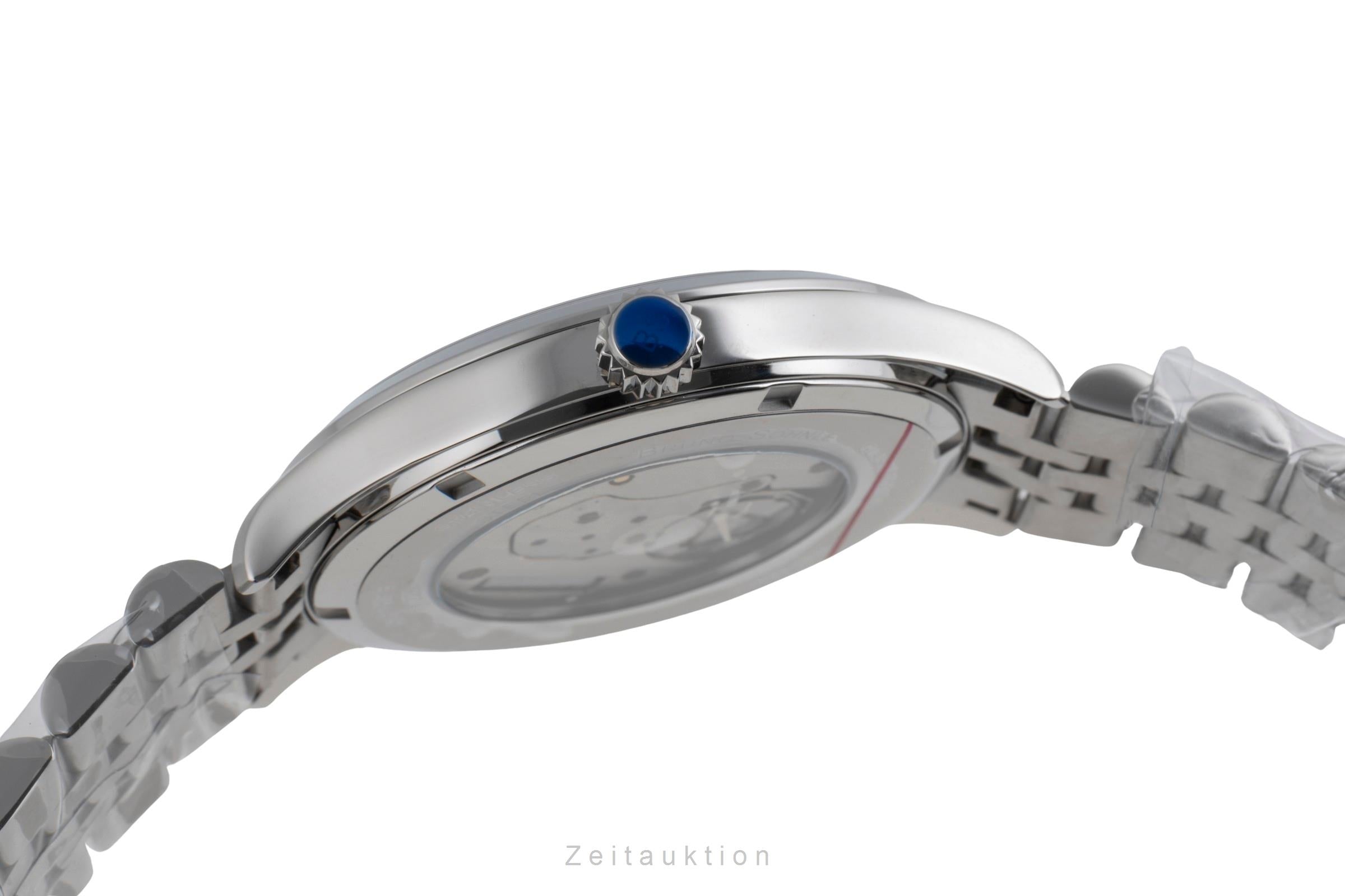 Bruno Söhnle Glashütte Turin III Big Stahl Quarz Herrenuhr Ref.17-13225-842 B&P [2503439]