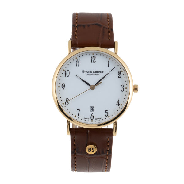 Bruno Söhnle Glashütte Nabucco acero / banado en oro cuarzo reloj para caballeros 17-33085-921  [2503440]