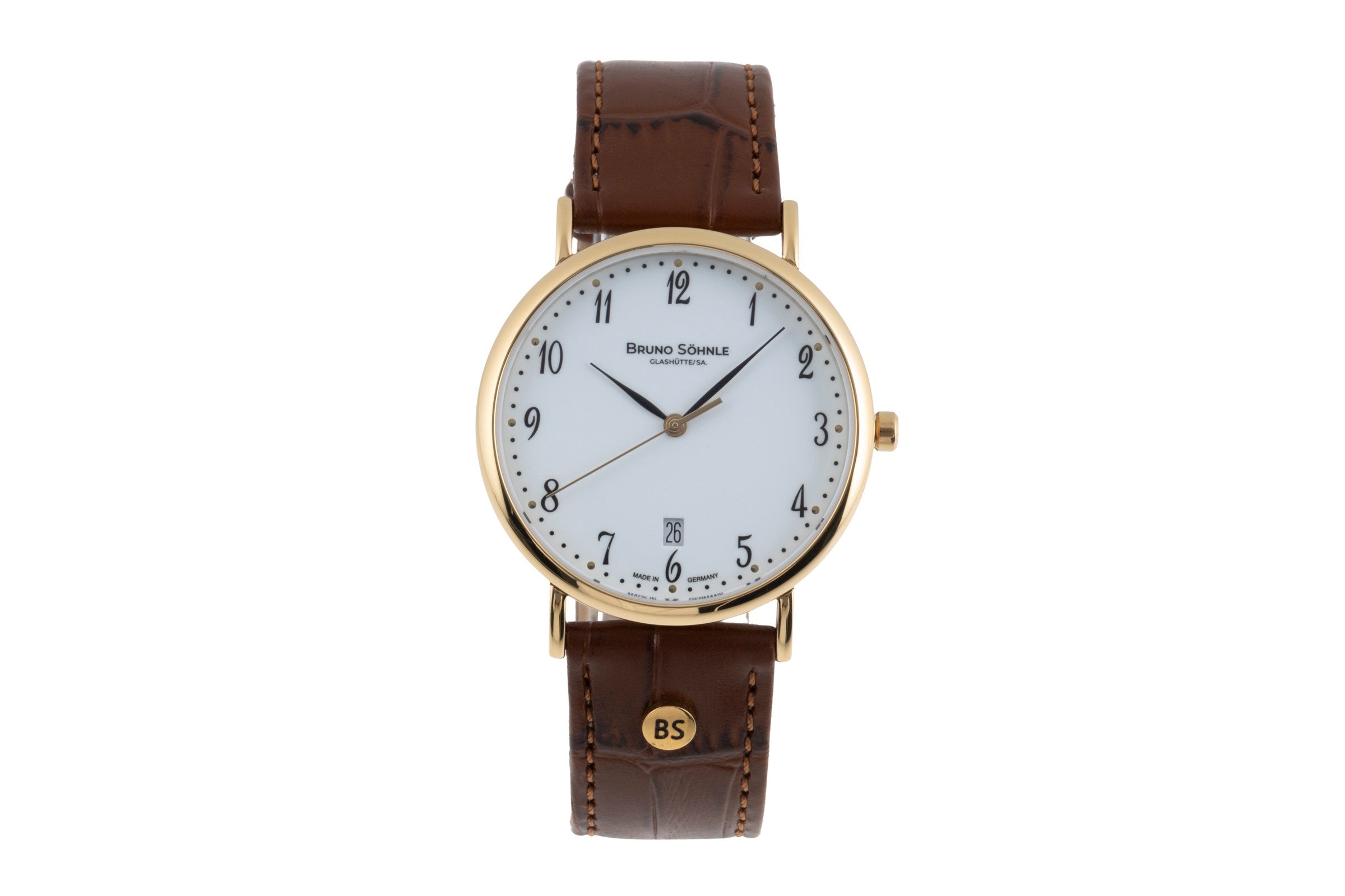 Bruno Söhnle Glashütte Nabucco acero / banado en oro cuarzo reloj para caballeros 17-33085-921  [2503440]