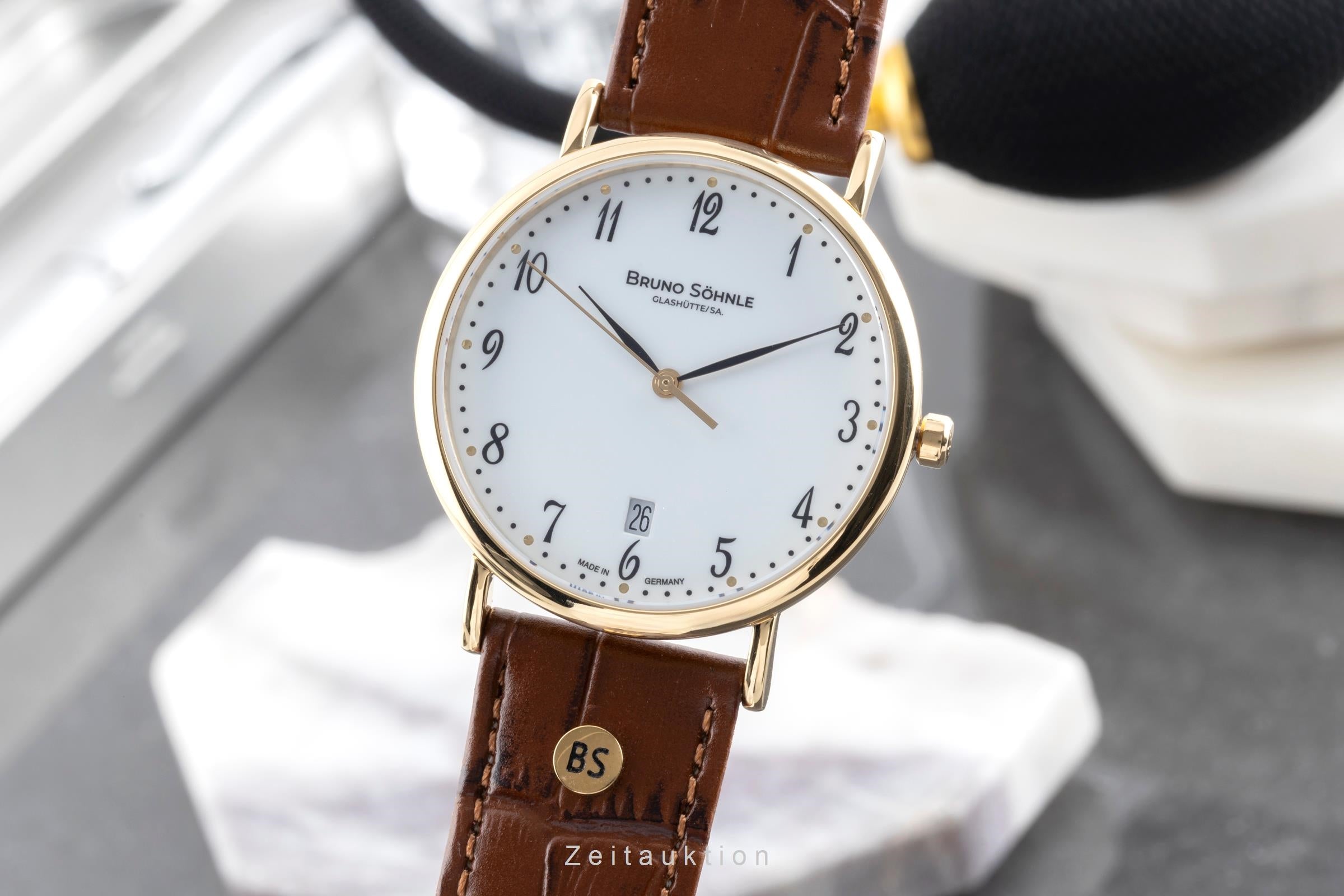 Bruno Söhnle Glashütte Nabucco acero / banado en oro cuarzo reloj para caballeros 17-33085-921  [2503440]