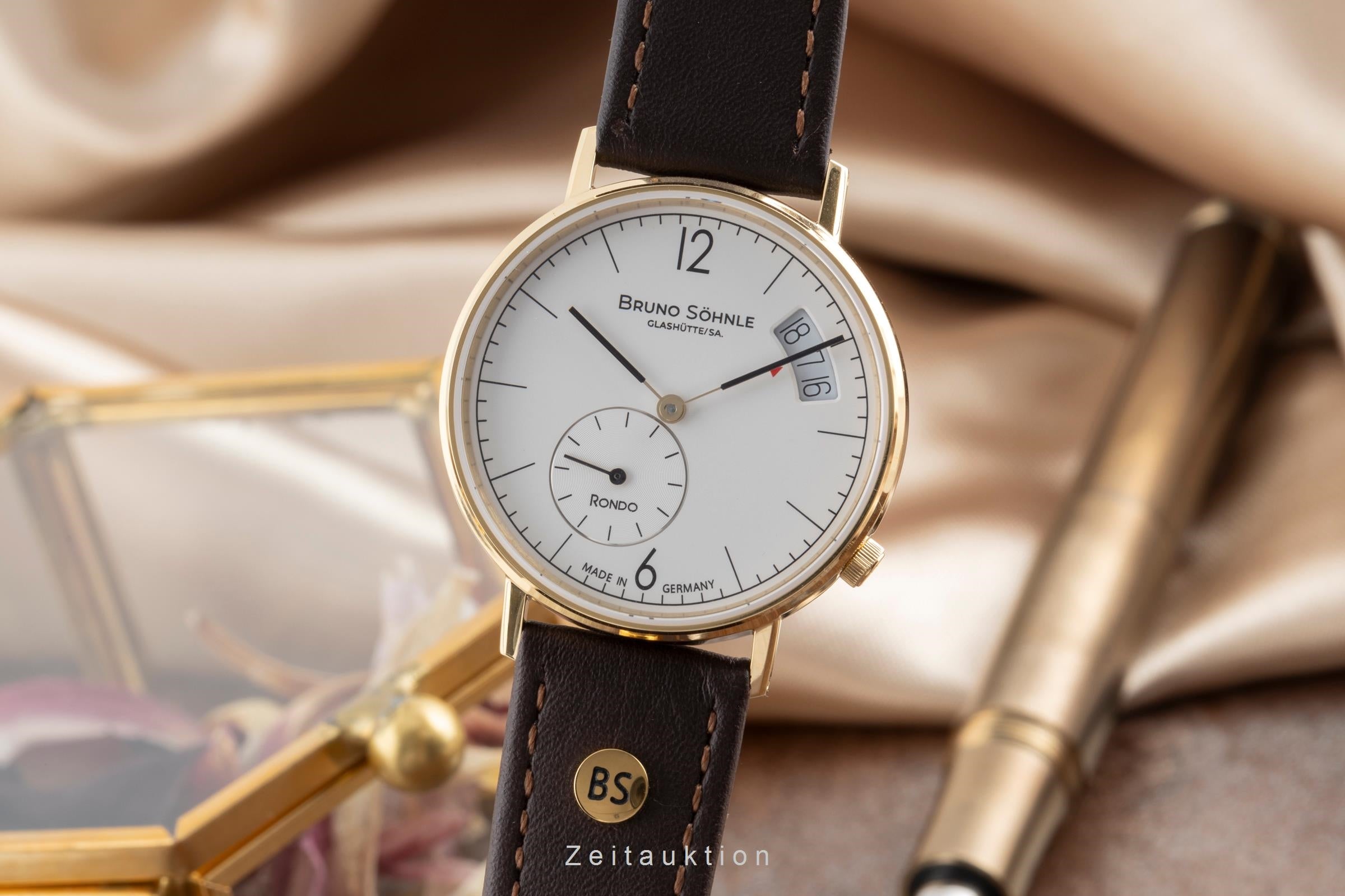 Bruno Söhnle Glashütte Rondo gilt / steel quartz Ref. 17-33192-261
