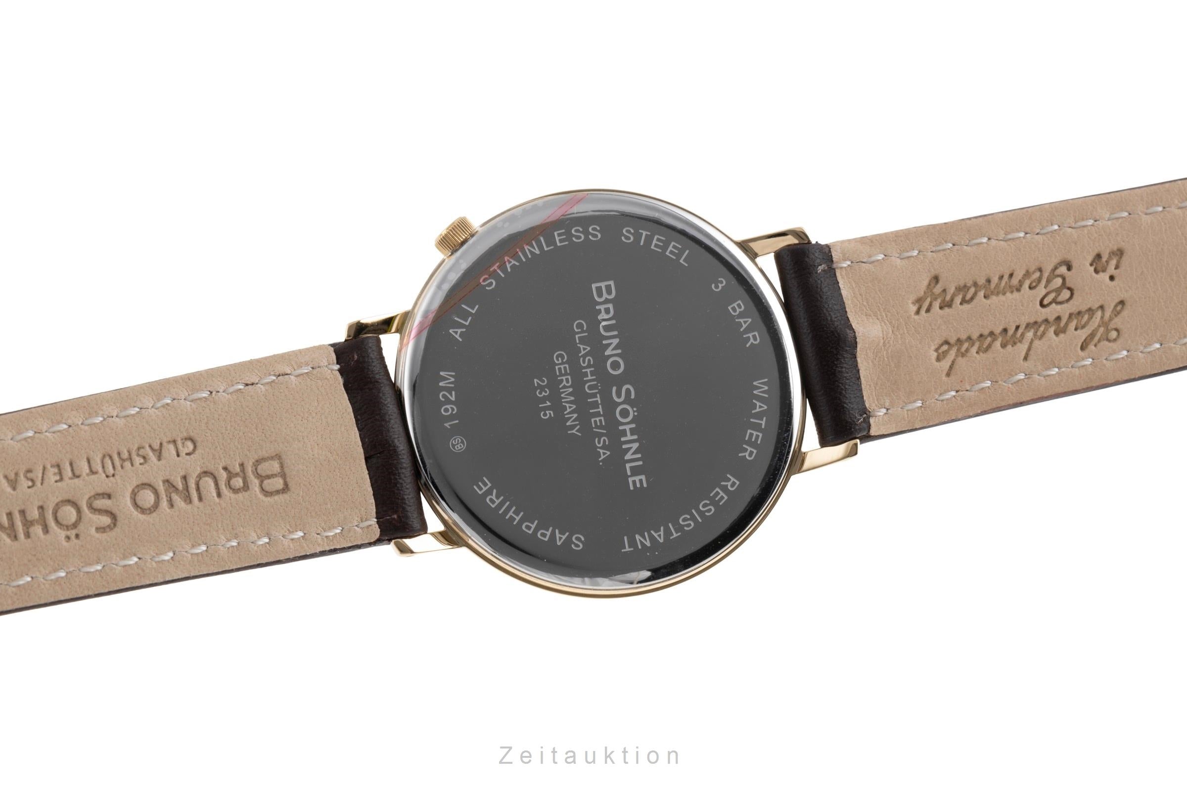 Bruno Söhnle Glashütte Rondo Stahl / vergoldet Quarz Damenuhr Ref. 17-33192-261  [2503441]