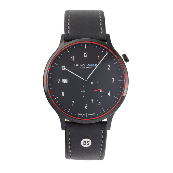 Bruno Söhnle Glashütte Brunello I Stahl Quarz Herrenuhr Ref. 17-73212-761 B&P [2503442]