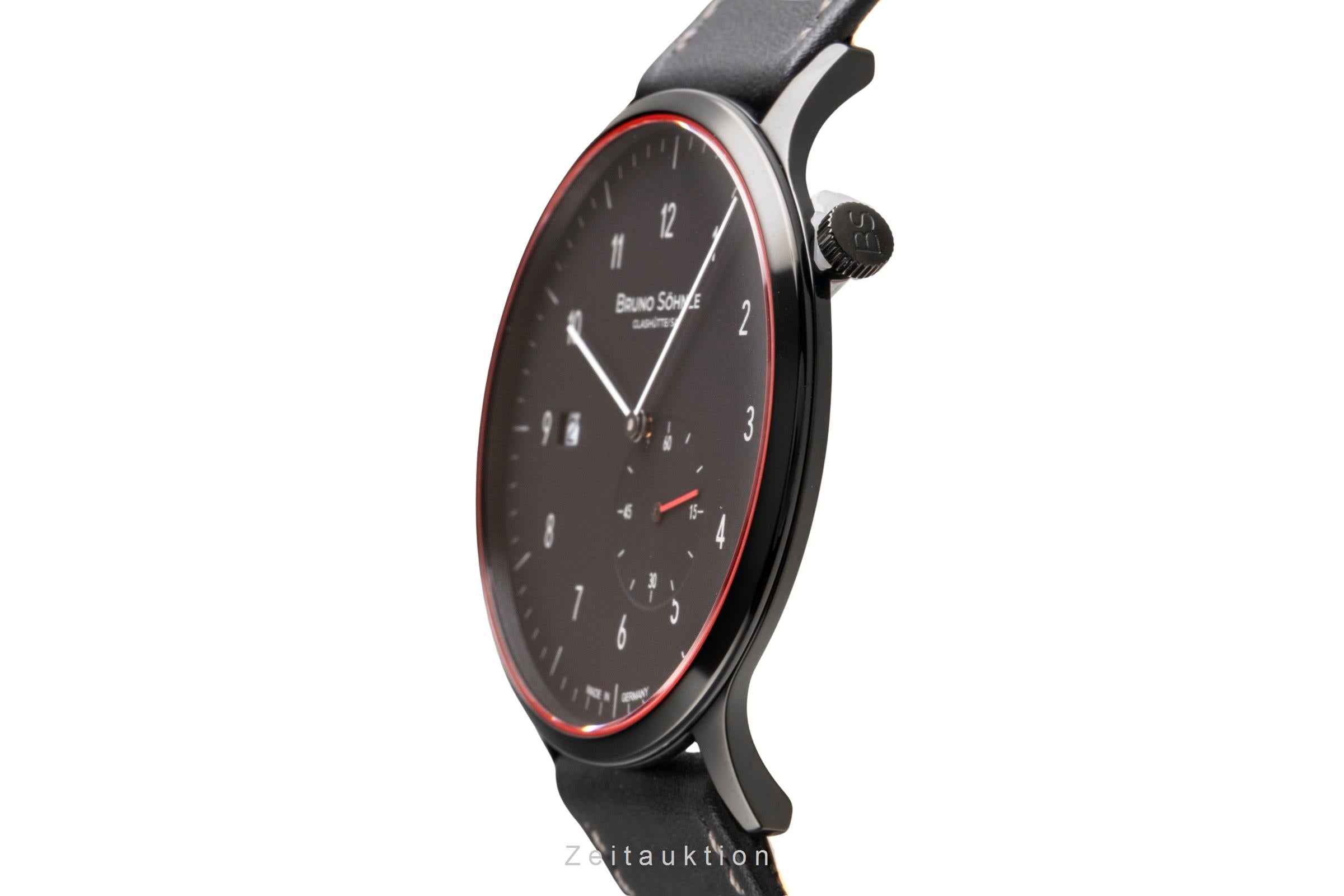 Bruno Söhnle Glashütte Brunello I Stahl Quarz Herrenuhr Ref. 17-73212-761 B&P [2503442]