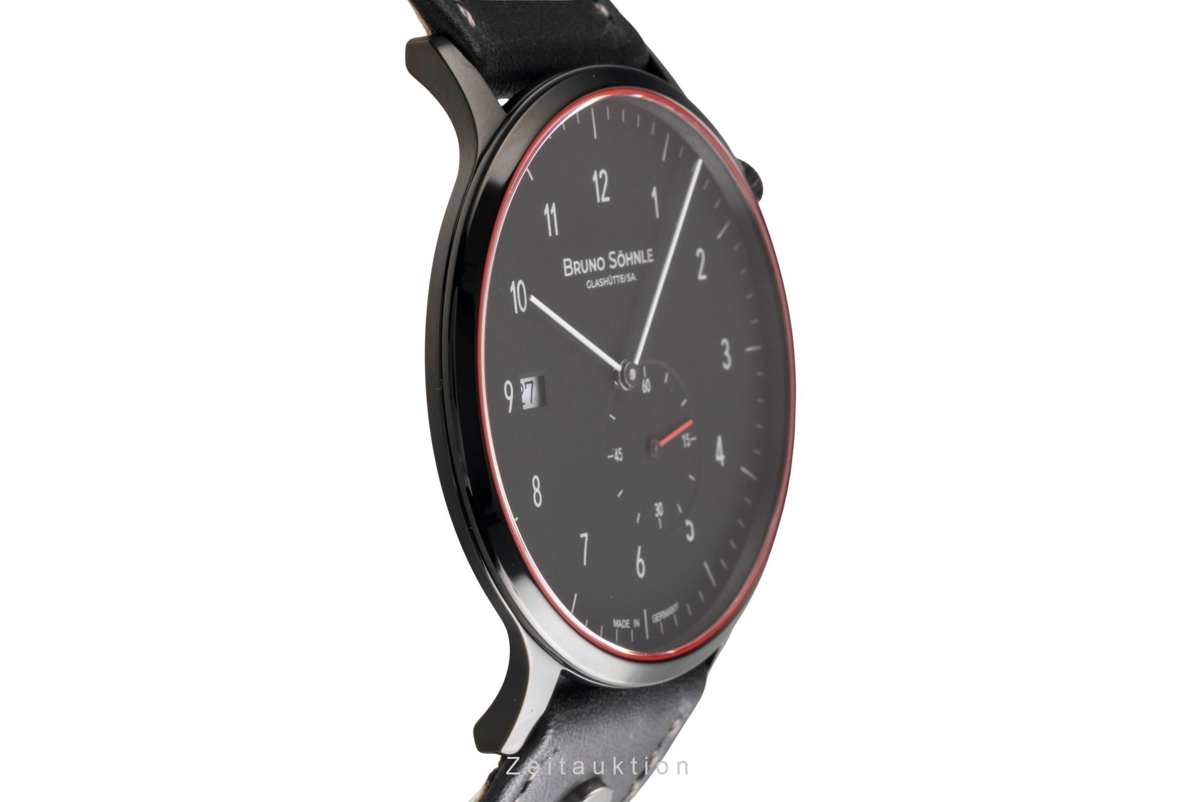 Bruno Söhnle Glashütte Brunello I Stahl Quarz Herrenuhr Ref. 17-73212-761 B&P [2503442]