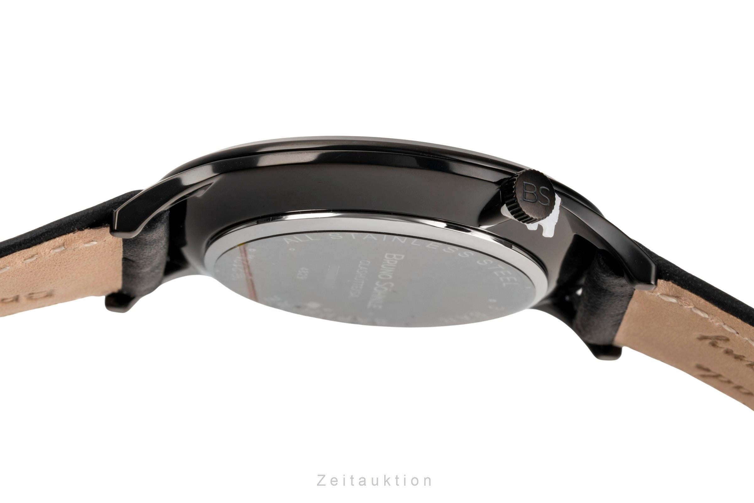 Bruno Söhnle Glashütte Brunello I Stahl Quarz Herrenuhr Ref. 17-73212-761 B&P [2503442]