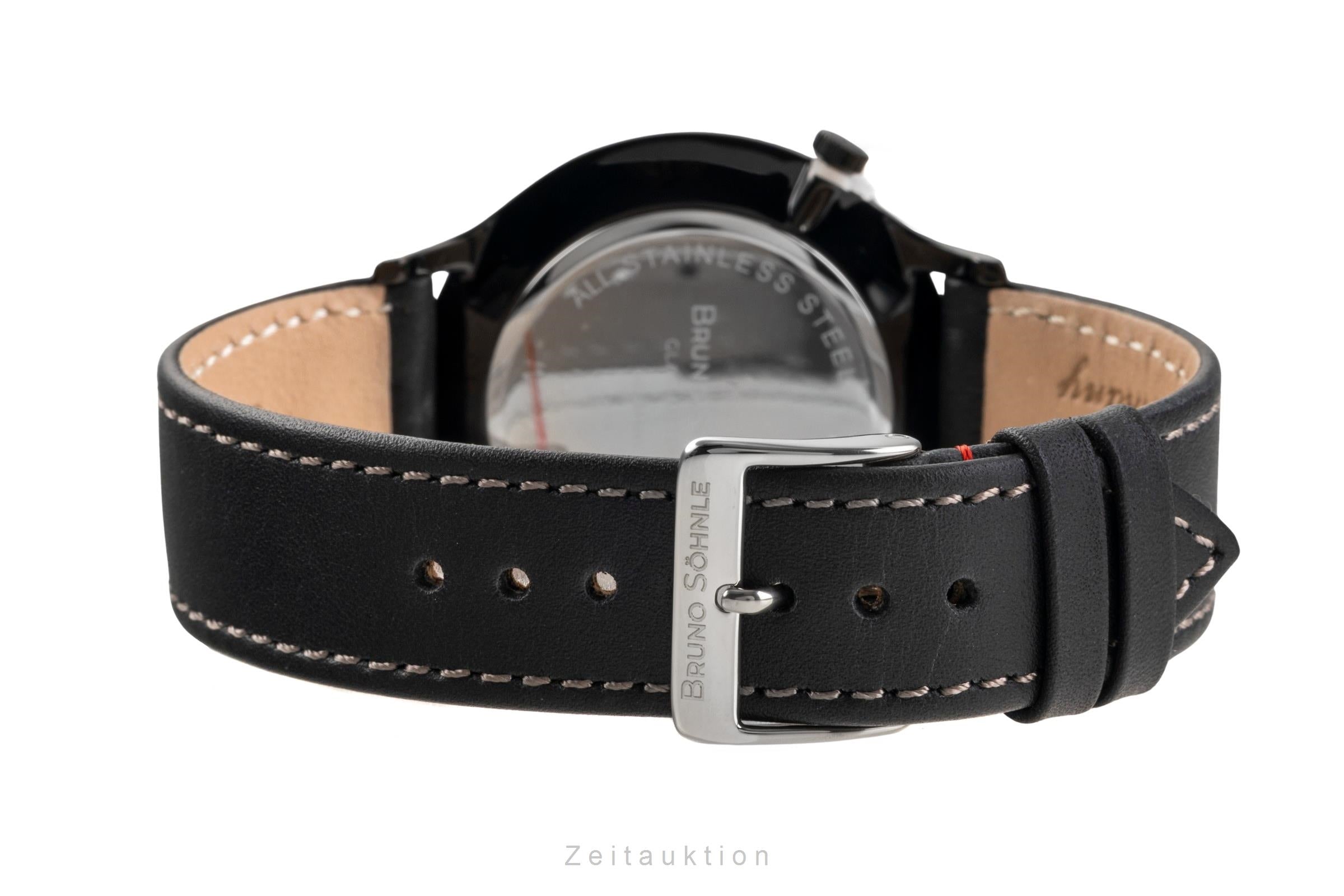 Bruno Söhnle Glashütte Brunello I Stahl Quarz Herrenuhr Ref. 17-73212-761 B&P [2503442]