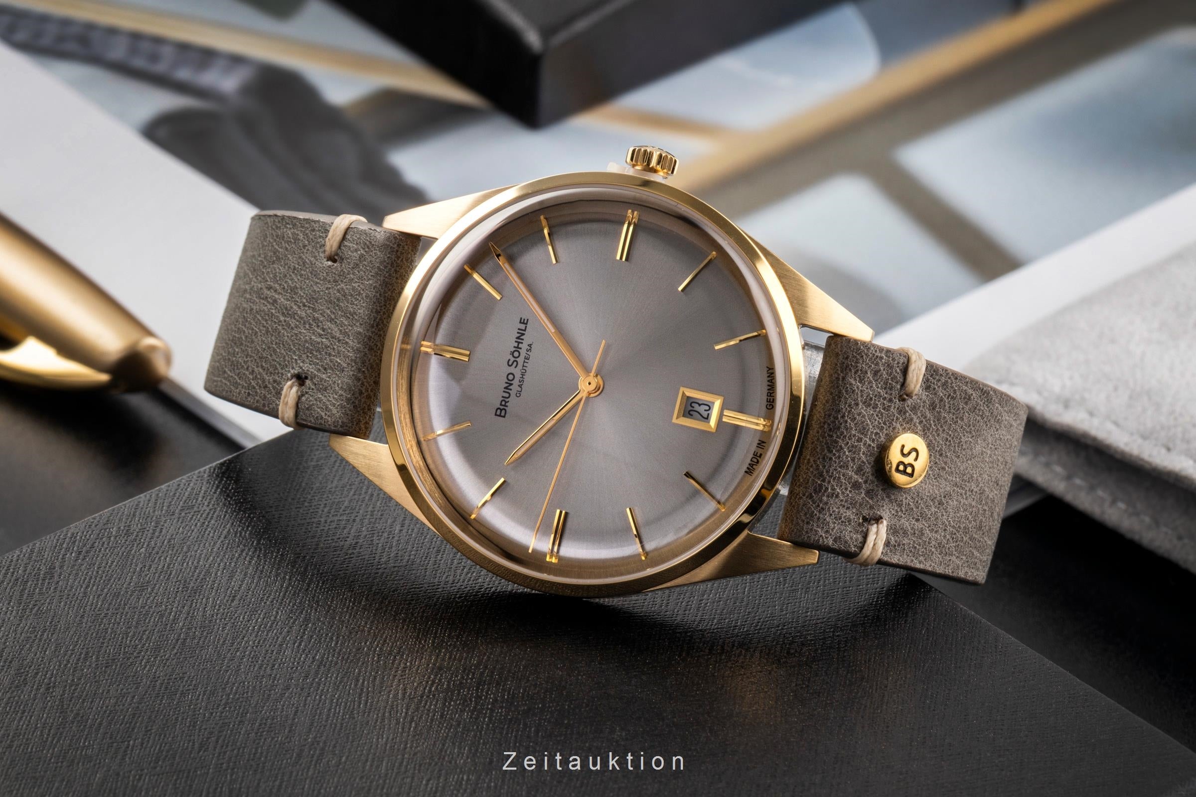 Bruno Söhnle Glashütte Merano acier / doré quartz montre pour hommes 17-33232-241  [2503443]