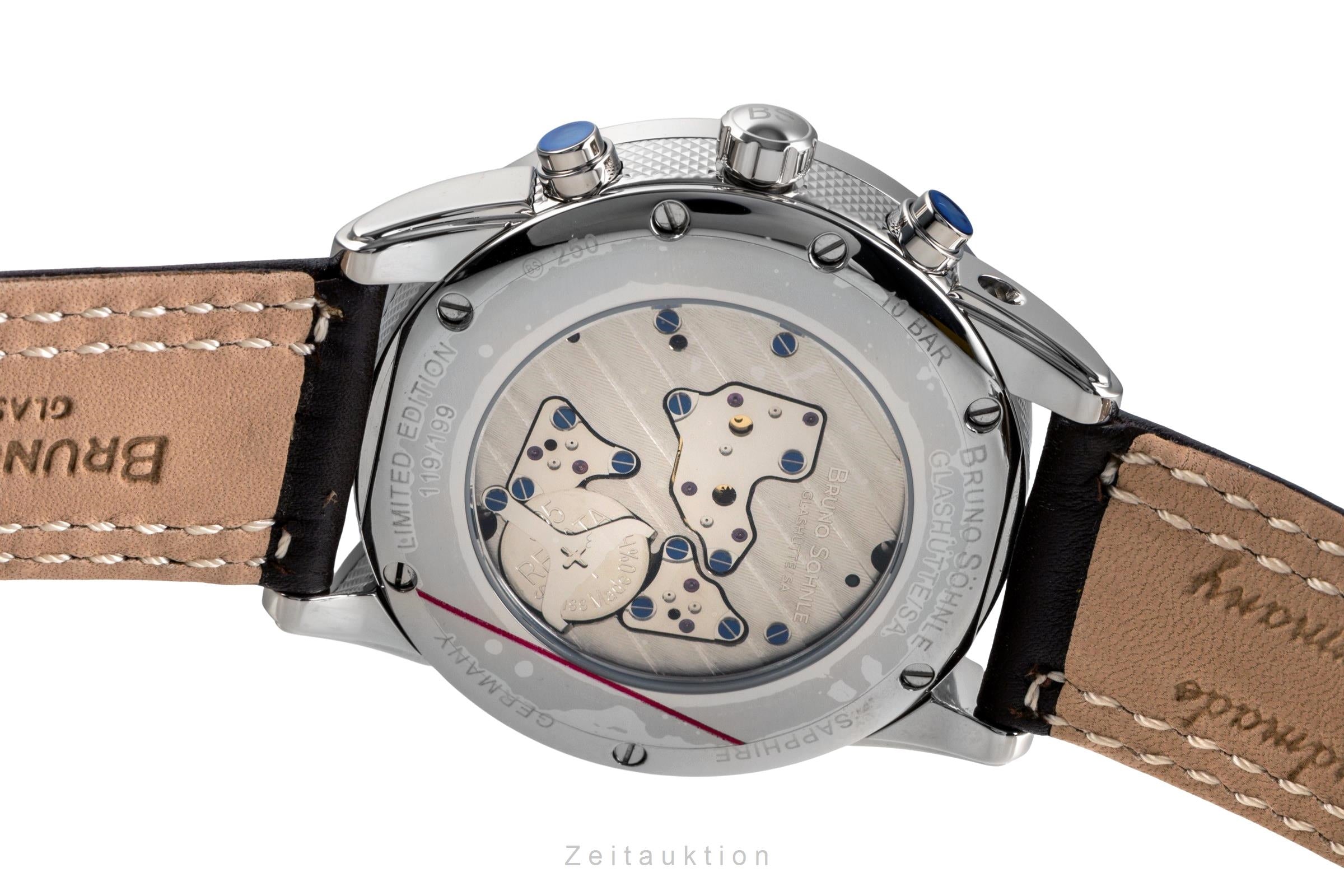 Bruno Söhnle Glashütte Atrium Chrono Limited cronógrafo acero cuarzo reloj para caballeros 17-13250-811 Limited  [2503444]