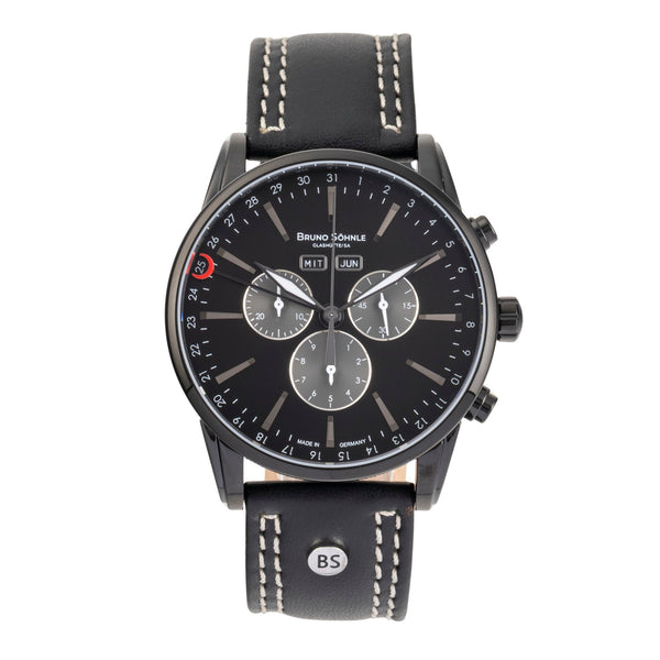 Bruno Söhnle Glashütte Atrium Chrono Limited cronógrafo acero cuarzo reloj para caballeros 17-73250-711 Limited  [2503445]