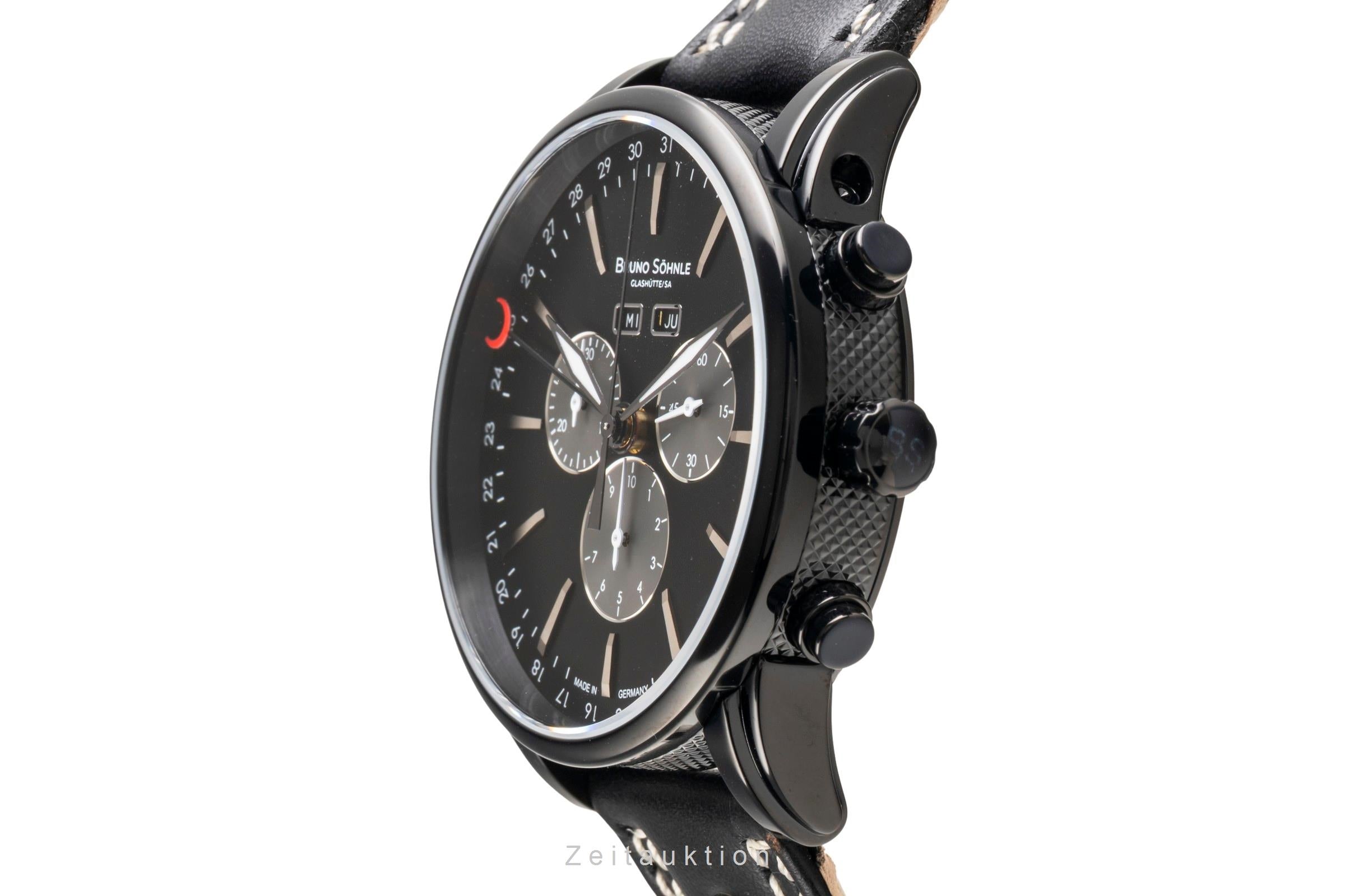 Bruno Söhnle Glashütte Atrium Chrono Limited cronógrafo acero cuarzo reloj para caballeros 17-73250-711 Limited  [2503445]