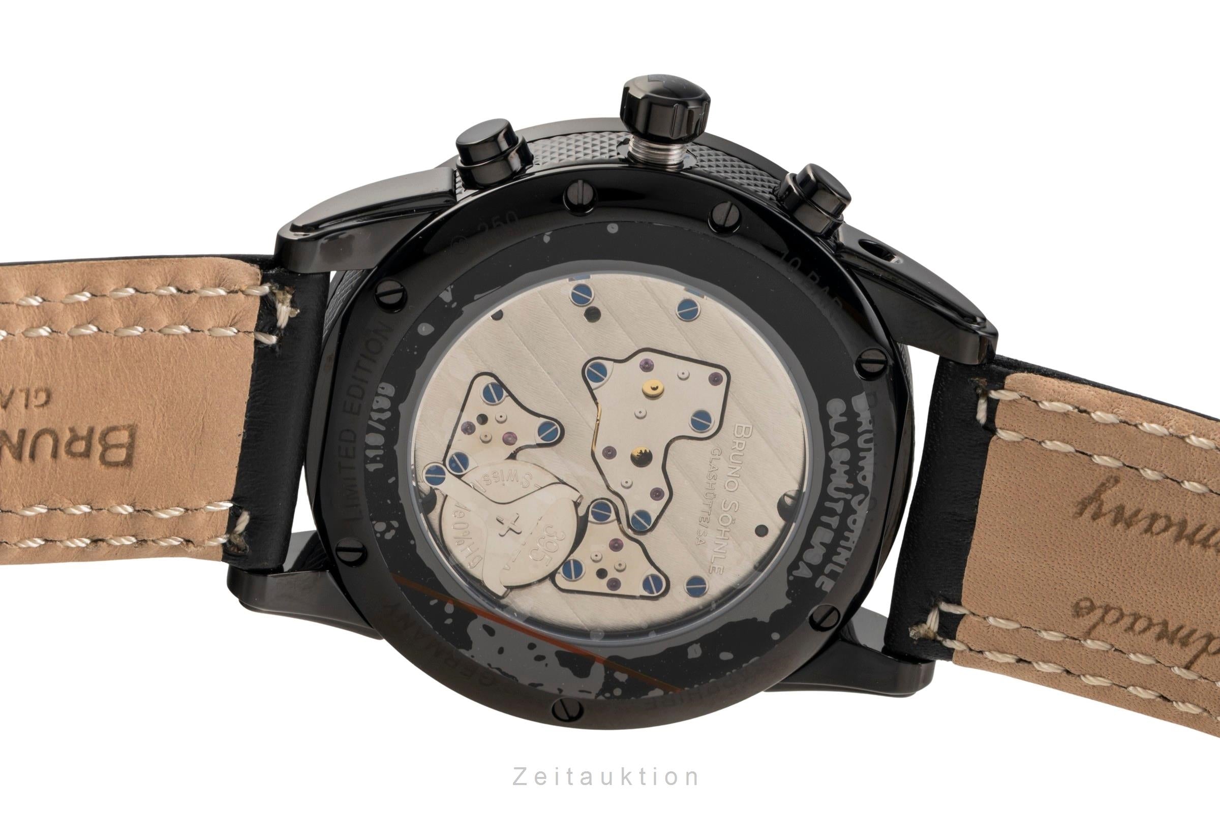 Bruno Söhnle Glashütte Atrium Chrono Limited cronógrafo acero cuarzo reloj para caballeros 17-73250-711 Limited  [2503445]