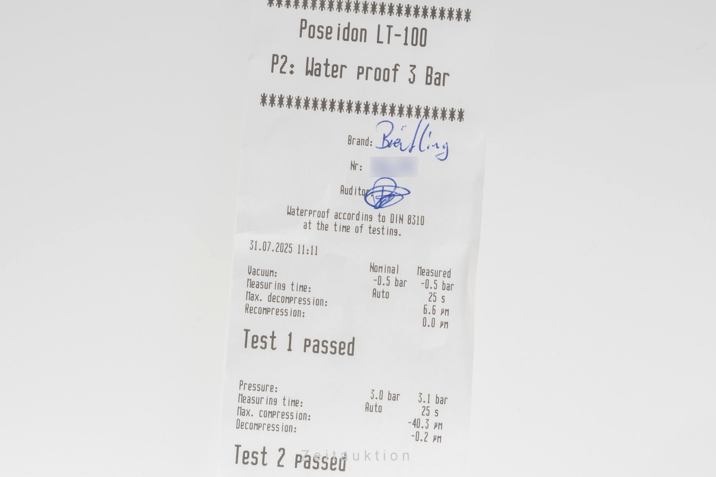 Breitling Grand Premier chronographe acier automatique montre pour hommes A13024.1  [2503448]