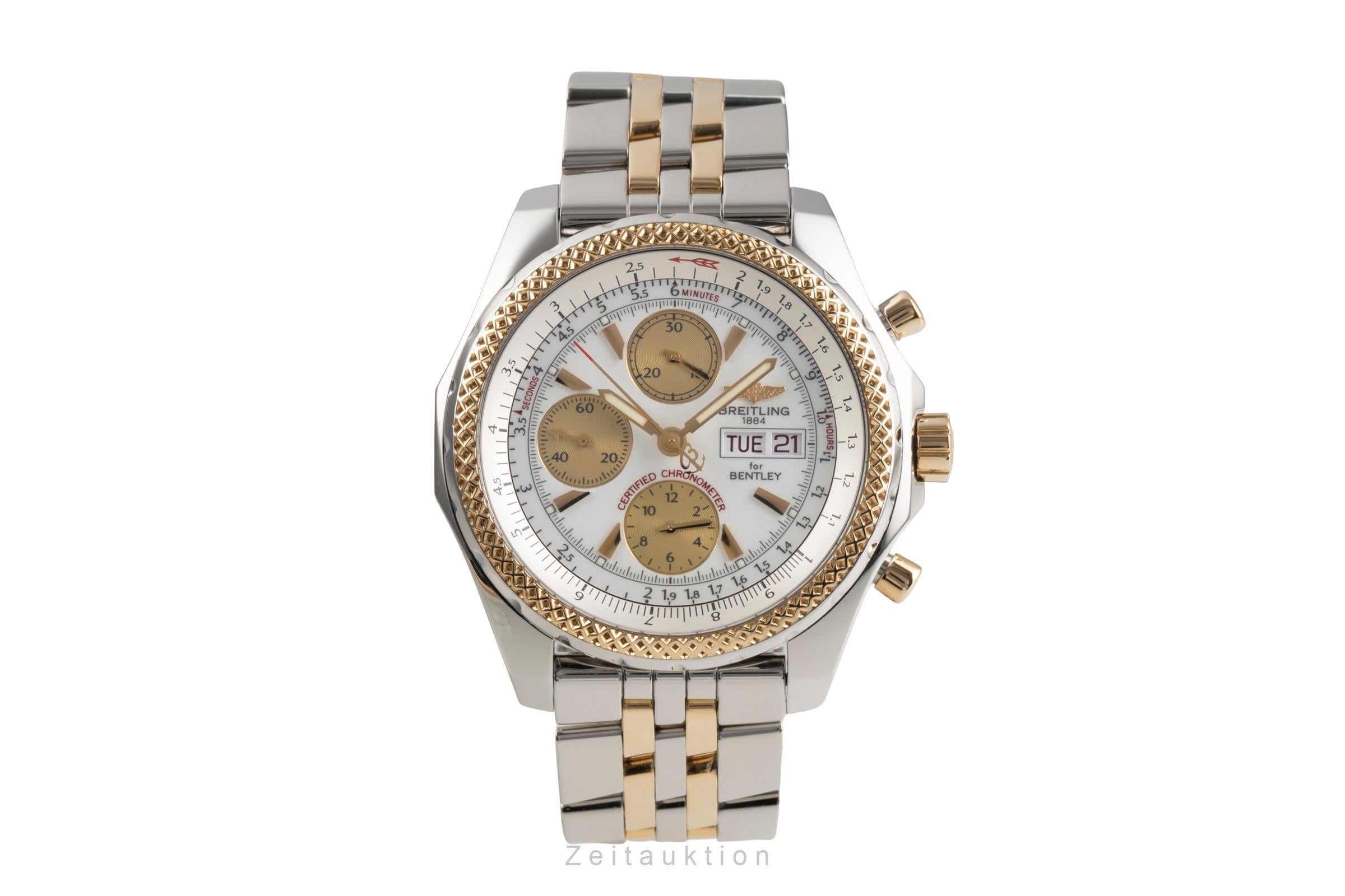 Breitling Bentley Motors chronograph steel / gold automatic Kal