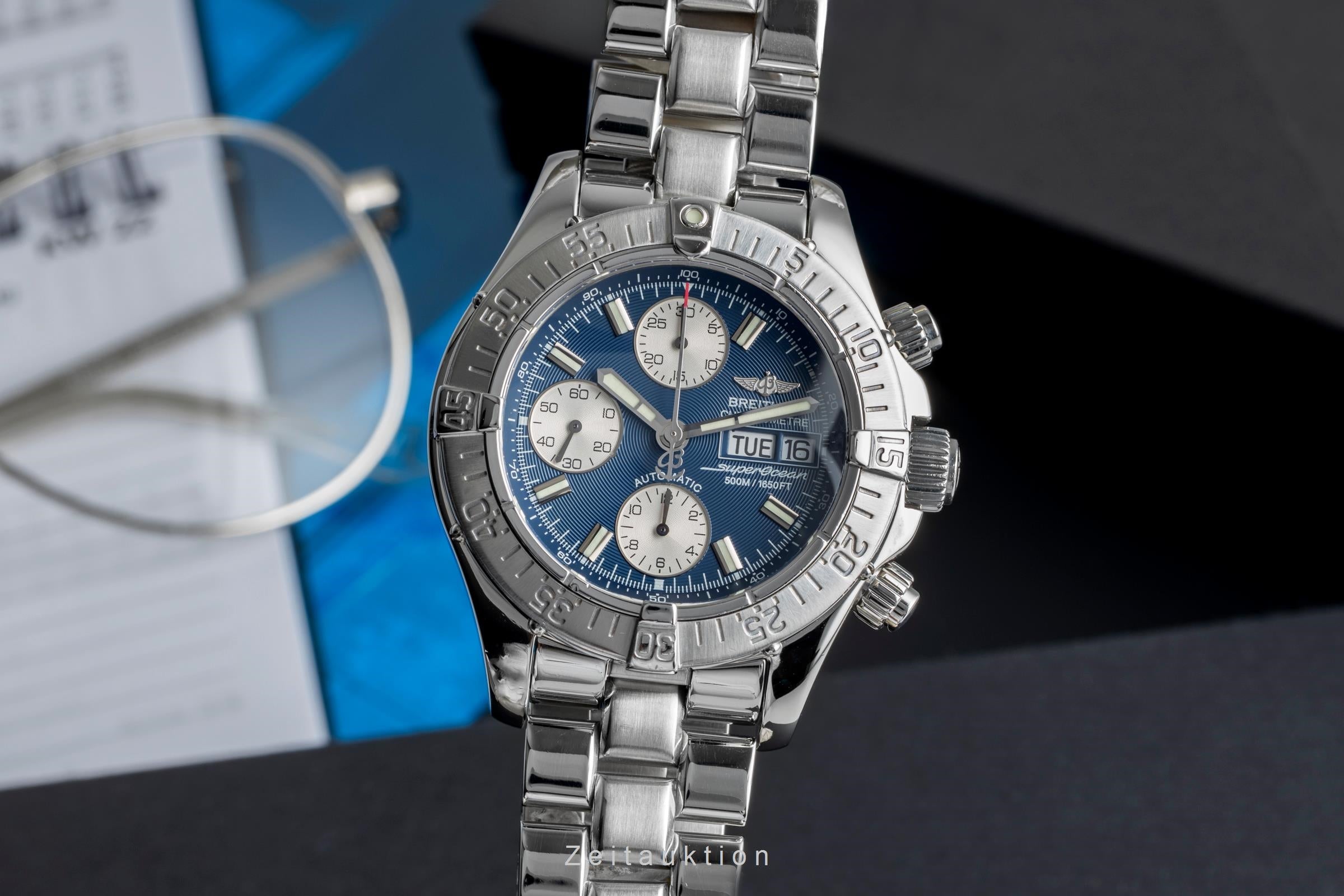 Breitling Superocean Chronograph steel automatic Kal. B13 Ref