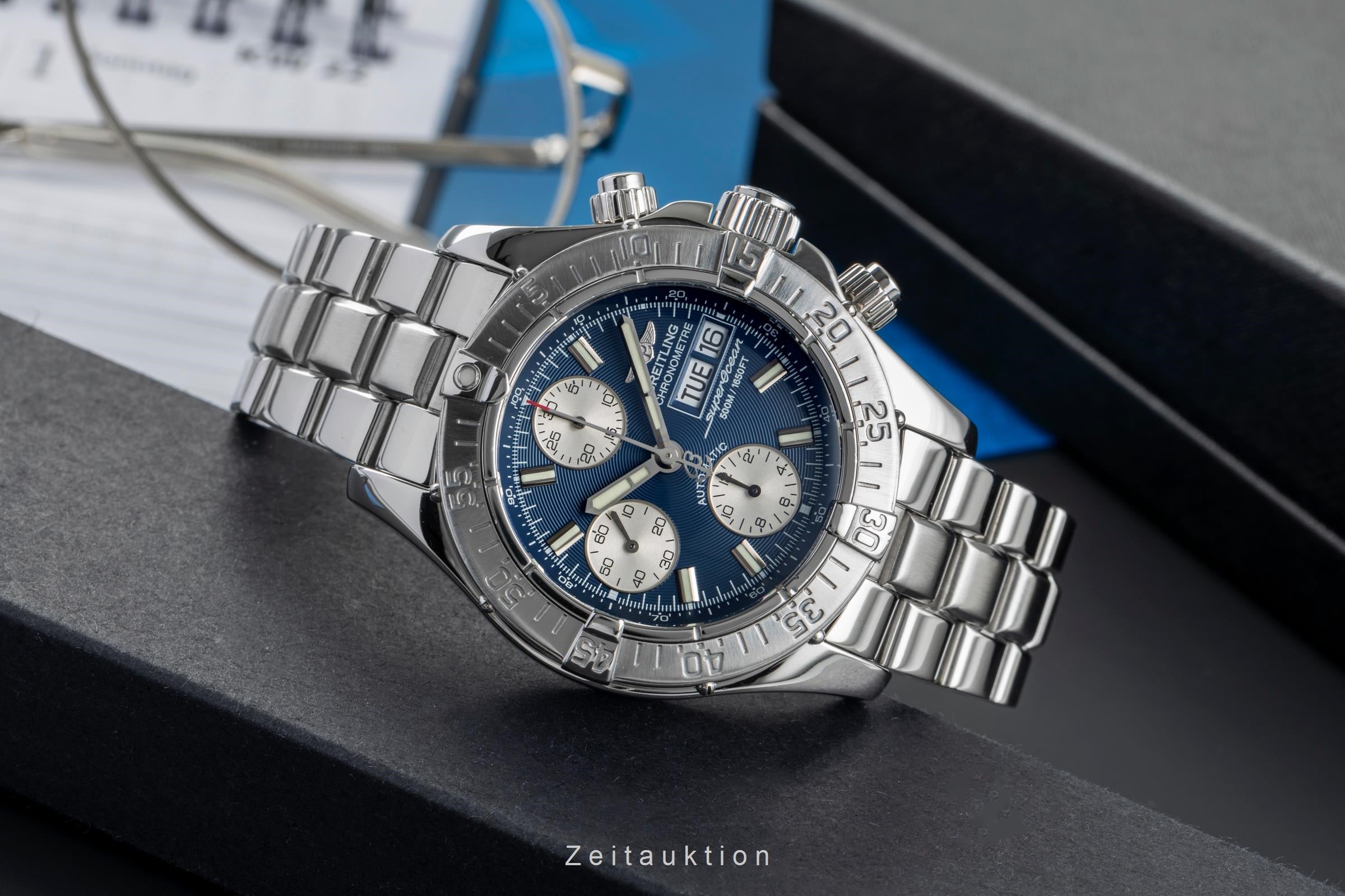 Breitling Superocean Chronograph steel automatic Kal. B13 Ref
