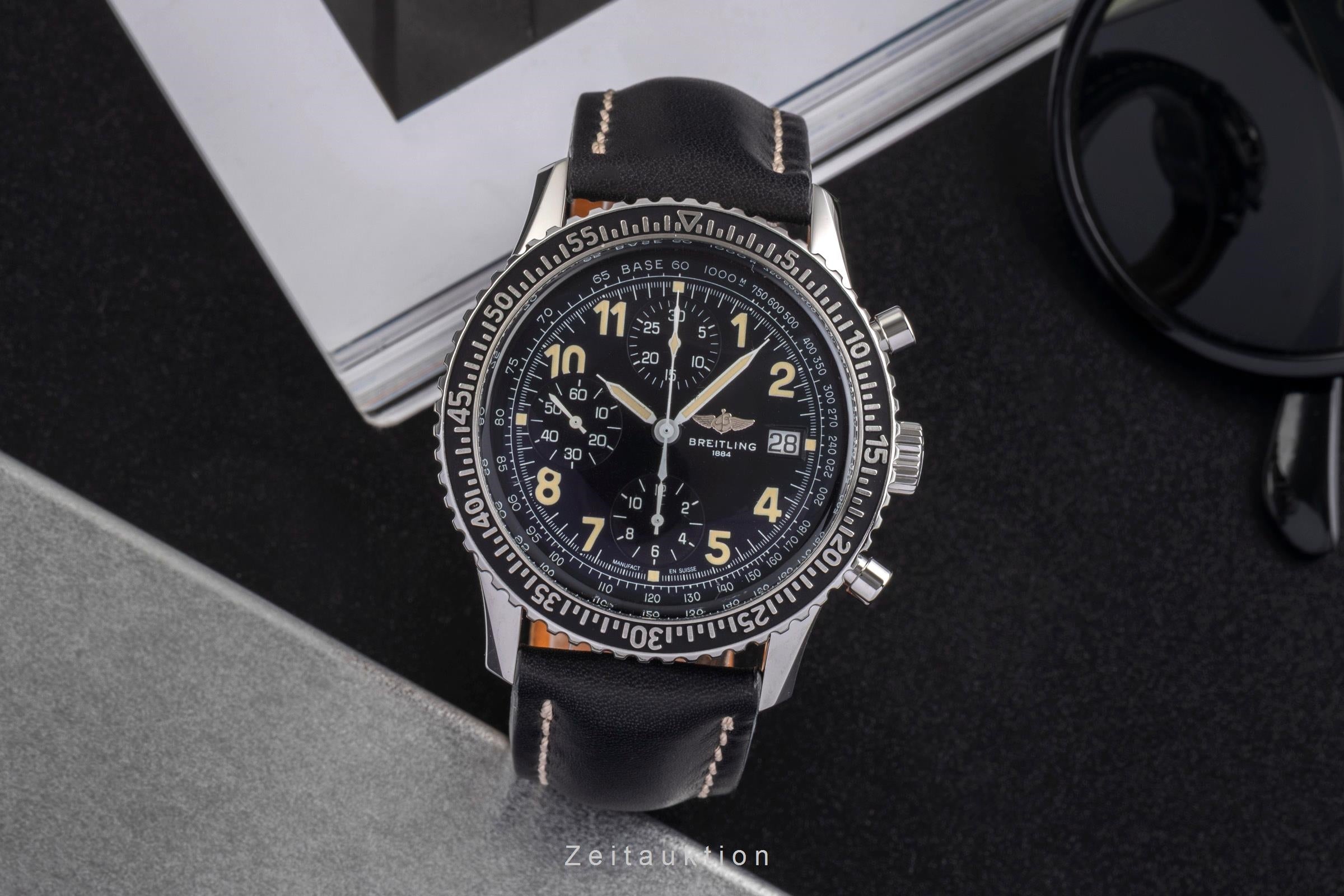 Breitling Aviastar chronograph steel automatic Kal. B13 Ref