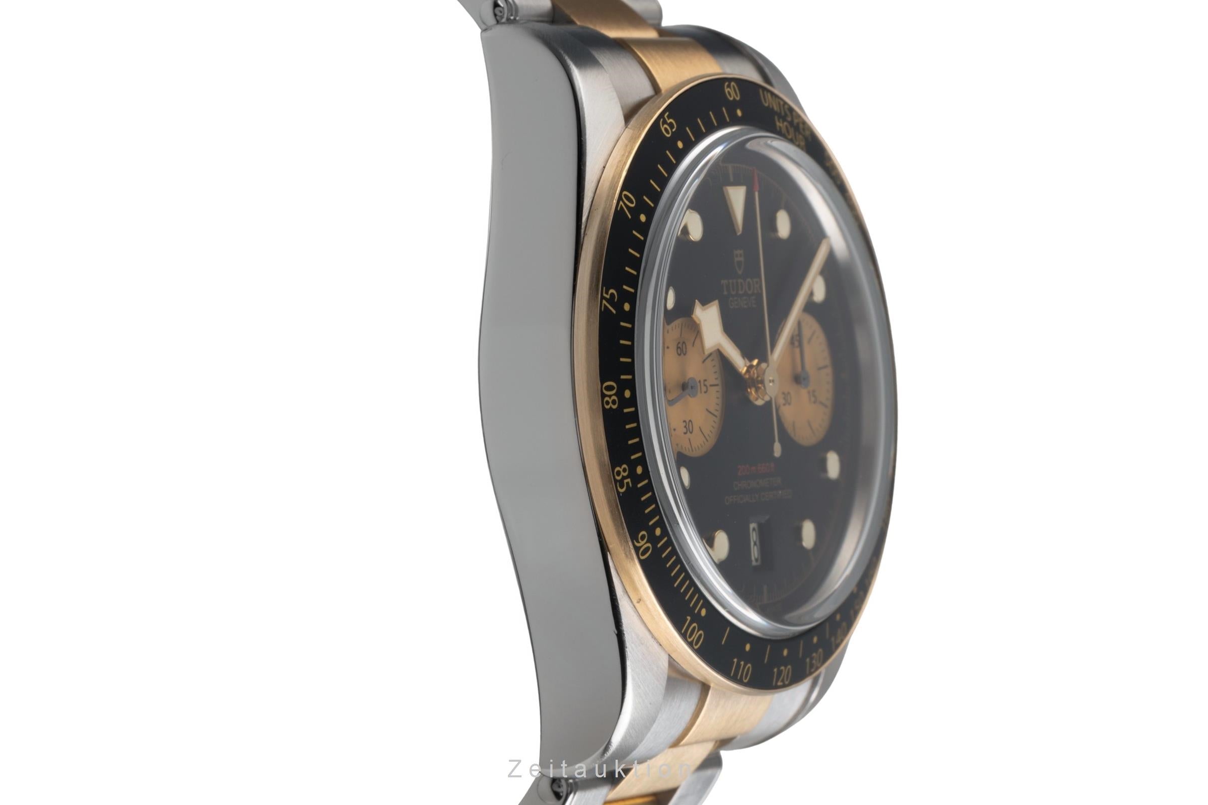 Tudor Black Bay chronographe acier / or  automatique montre pour hommes 79363N LP: 8410EUR  [2503452]