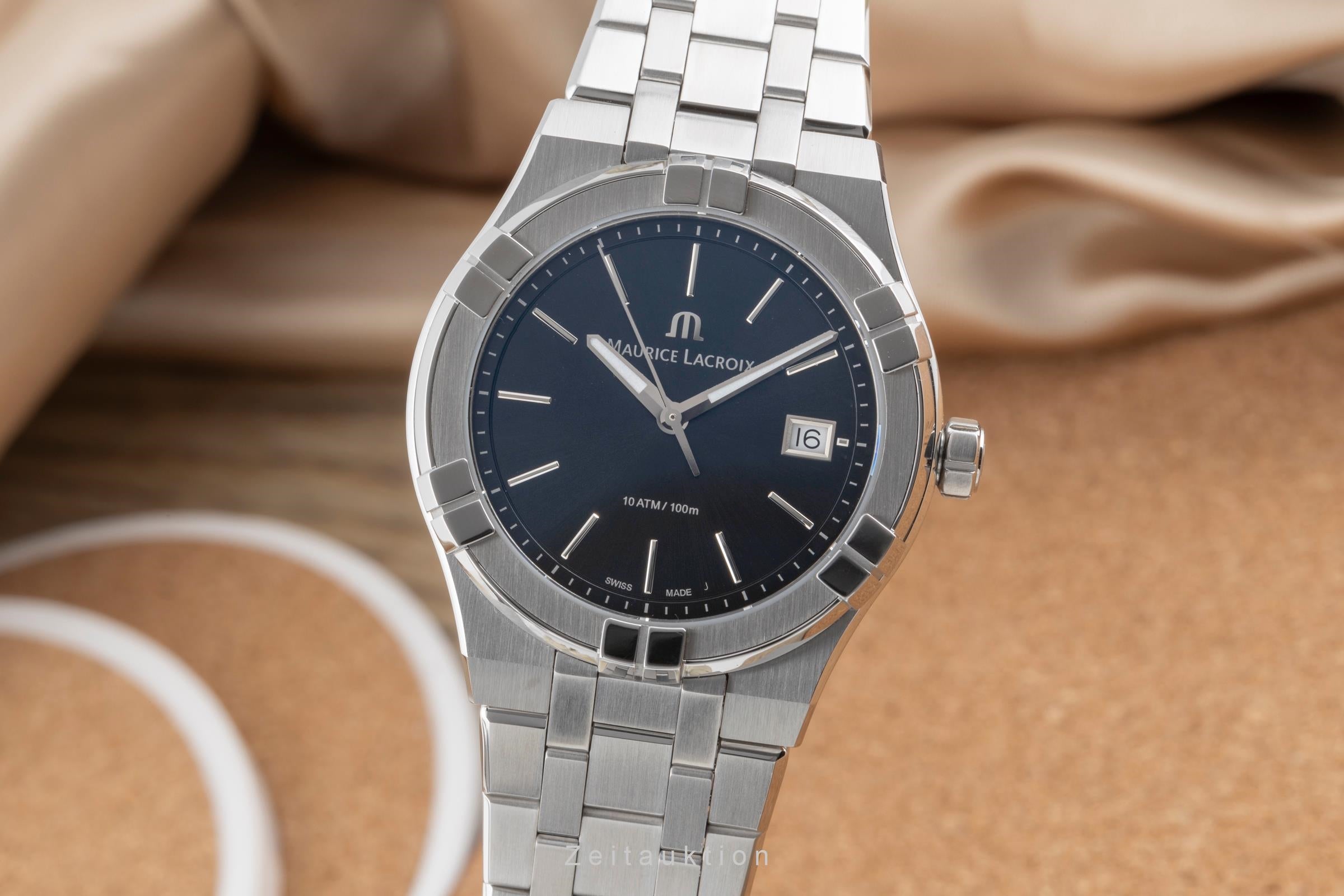 Maurice Lacroix Aikon acero cuarzo reloj para caballeros AI1108  [2503456]