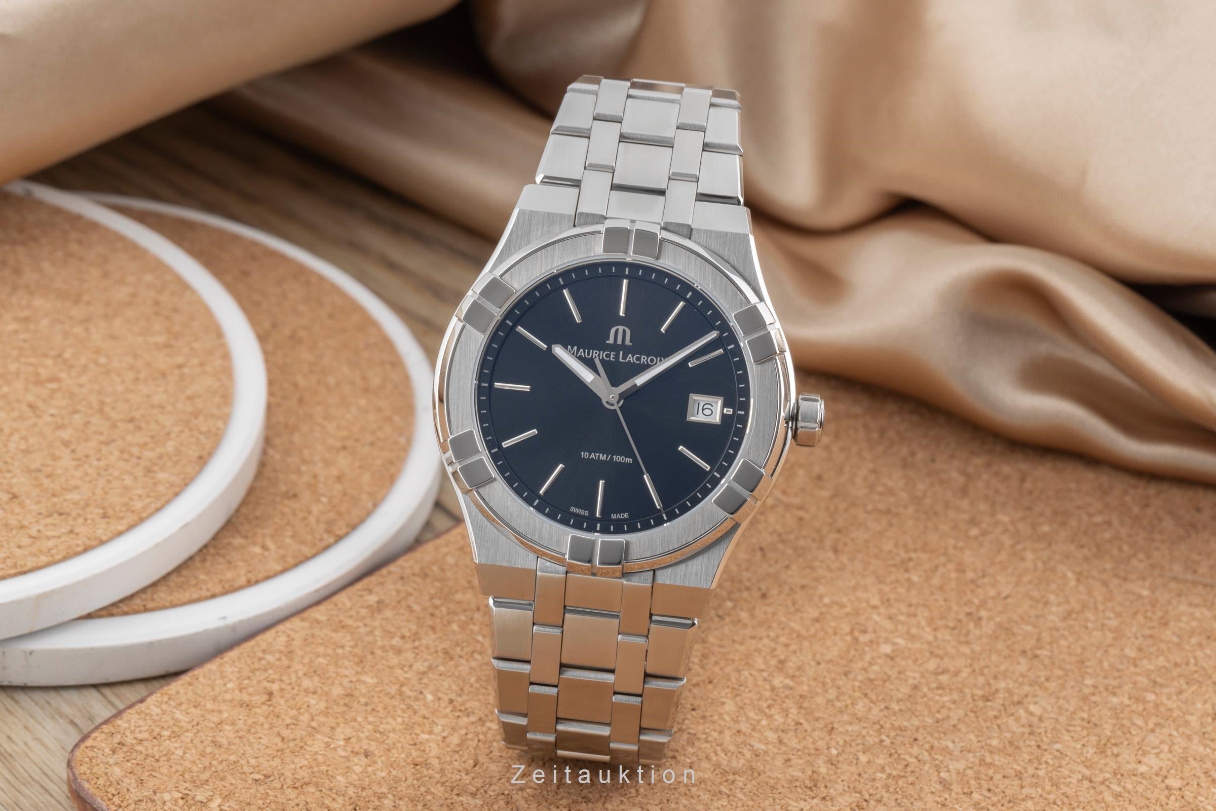 Maurice Lacroix Aikon acero cuarzo reloj para caballeros AI1108  [2503456]