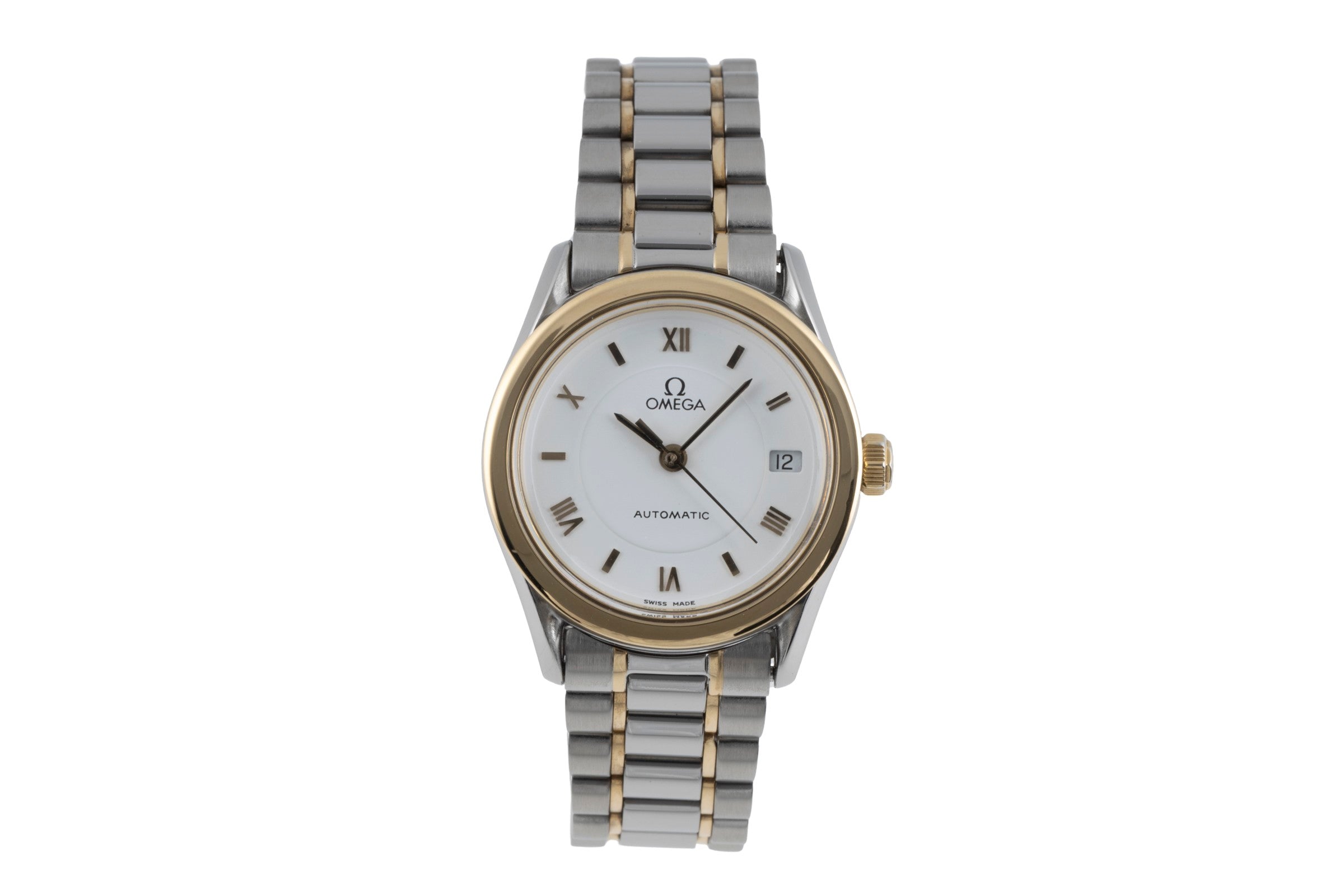 Omega Classic steel / gold automatic women's watch 566.0285 , 766.0885  [2503457]