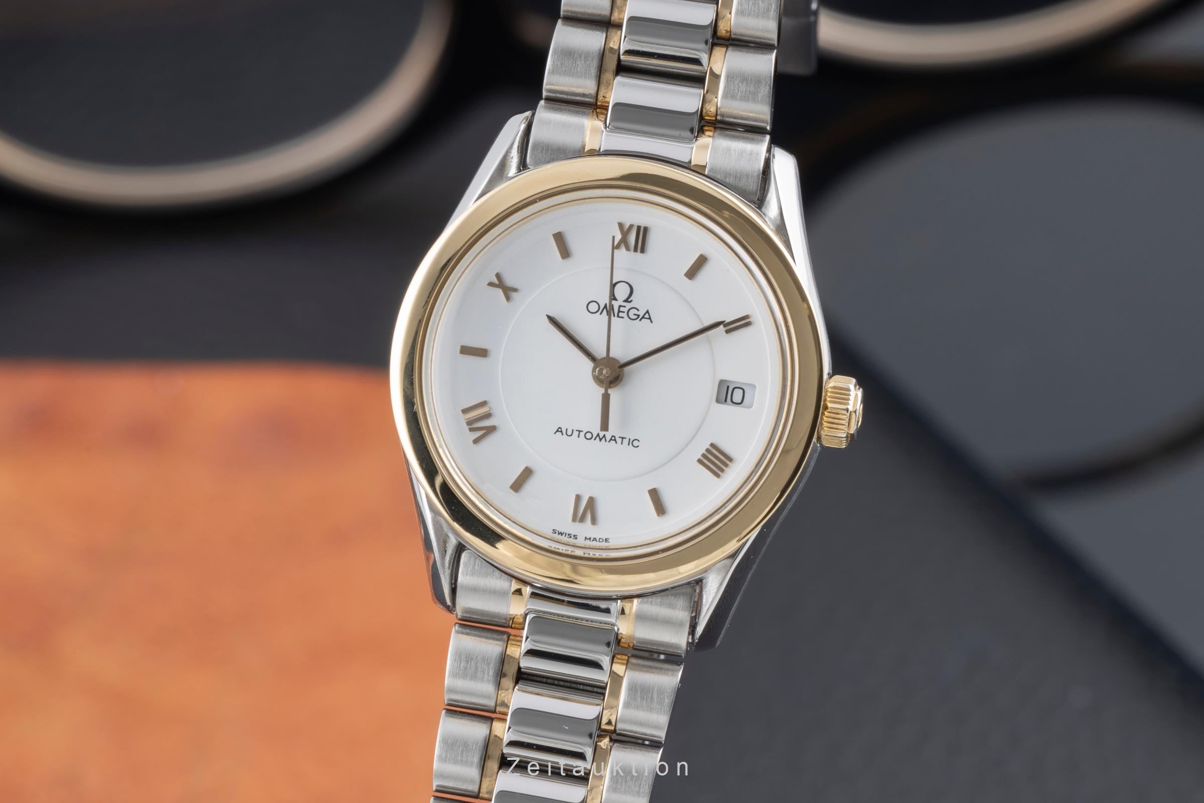 Omega Classic steel / gold automatic women's watch 566.0285 , 766.0885  [2503457]