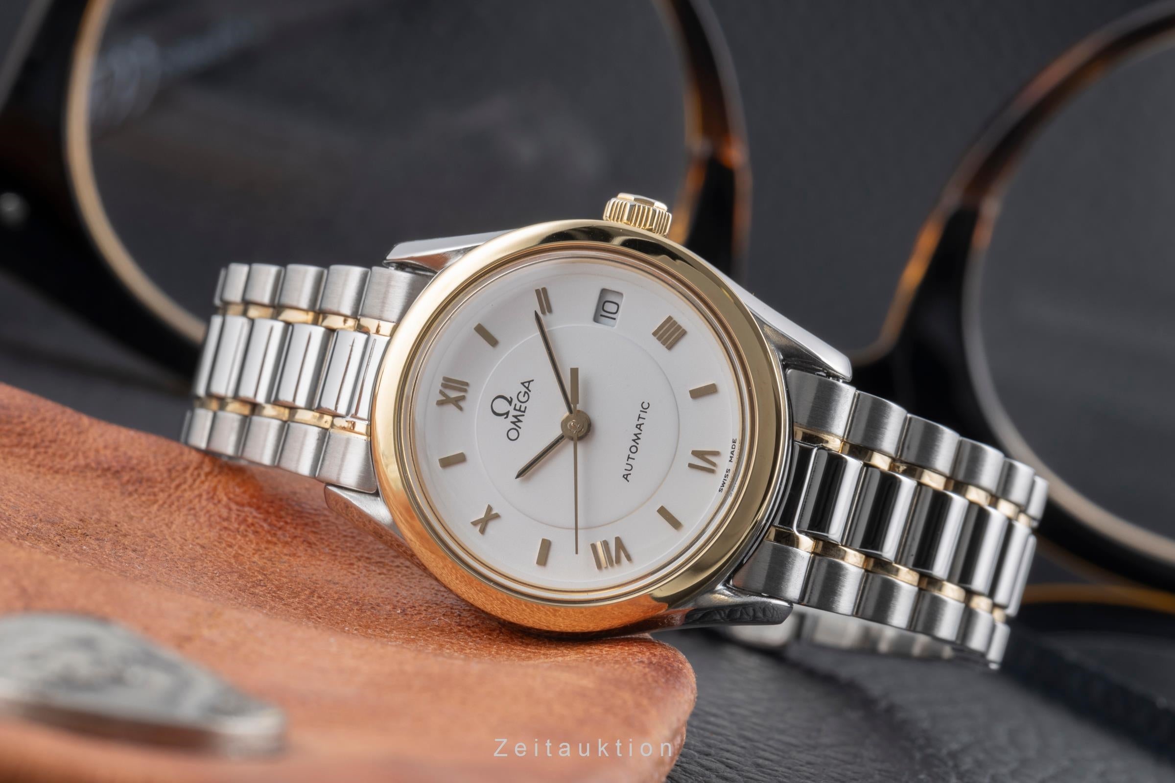 Omega Classic steel / gold automatic women's watch 566.0285 , 766.0885  [2503457]