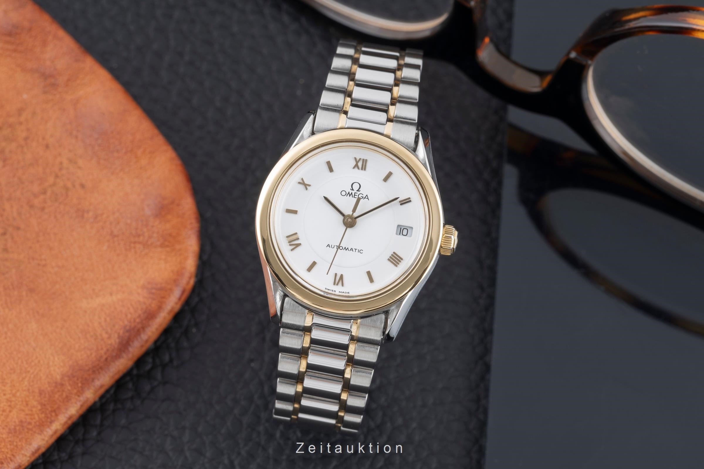 Omega Classic steel / gold automatic women's watch 566.0285 , 766.0885  [2503457]