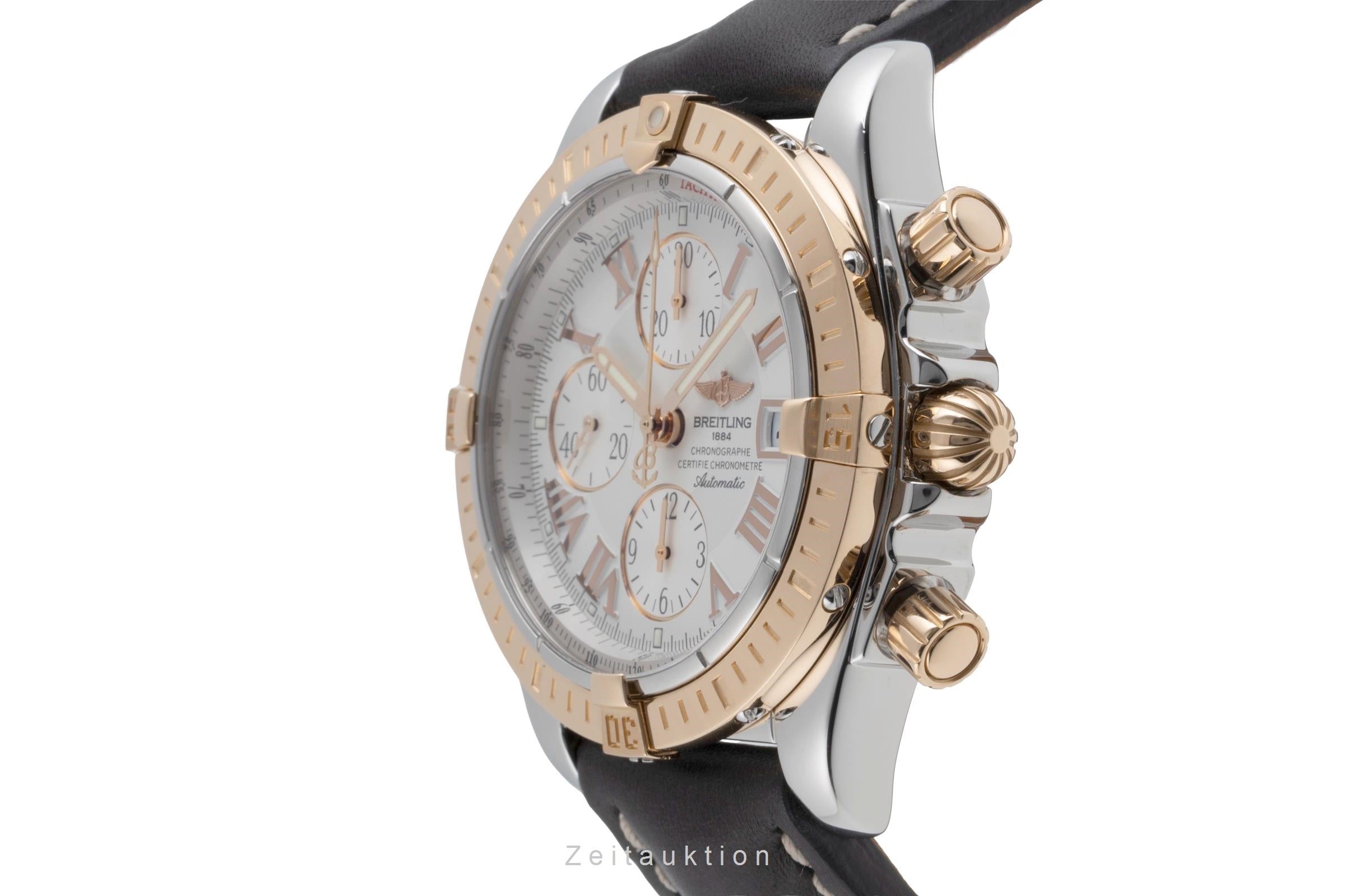 Breitling Evolution chronographe acier / or  automatique montre pour hommes C13356  [2503460]