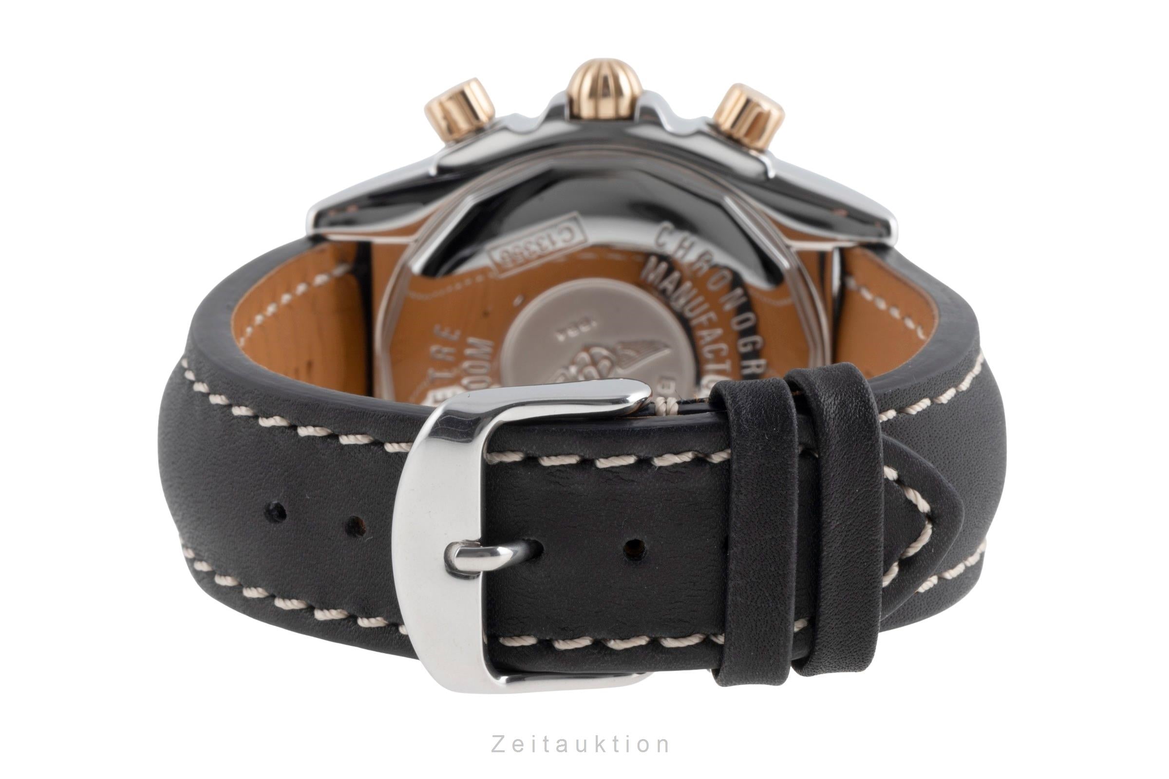 Breitling Evolution chronographe acier / or  automatique montre pour hommes C13356  [2503460]