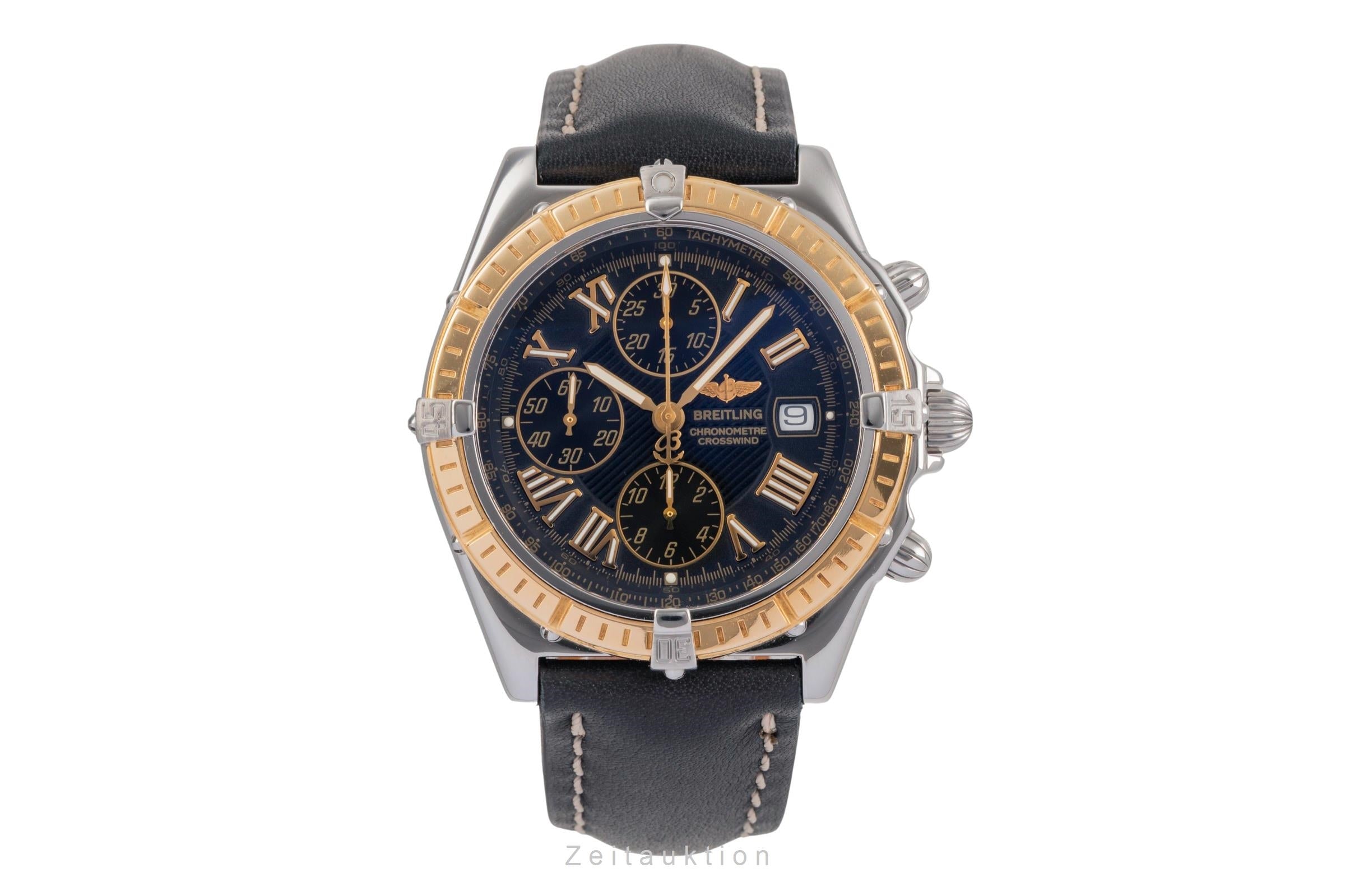 Breitling Crosswind chronograph steel / gold automatic Kal. B13