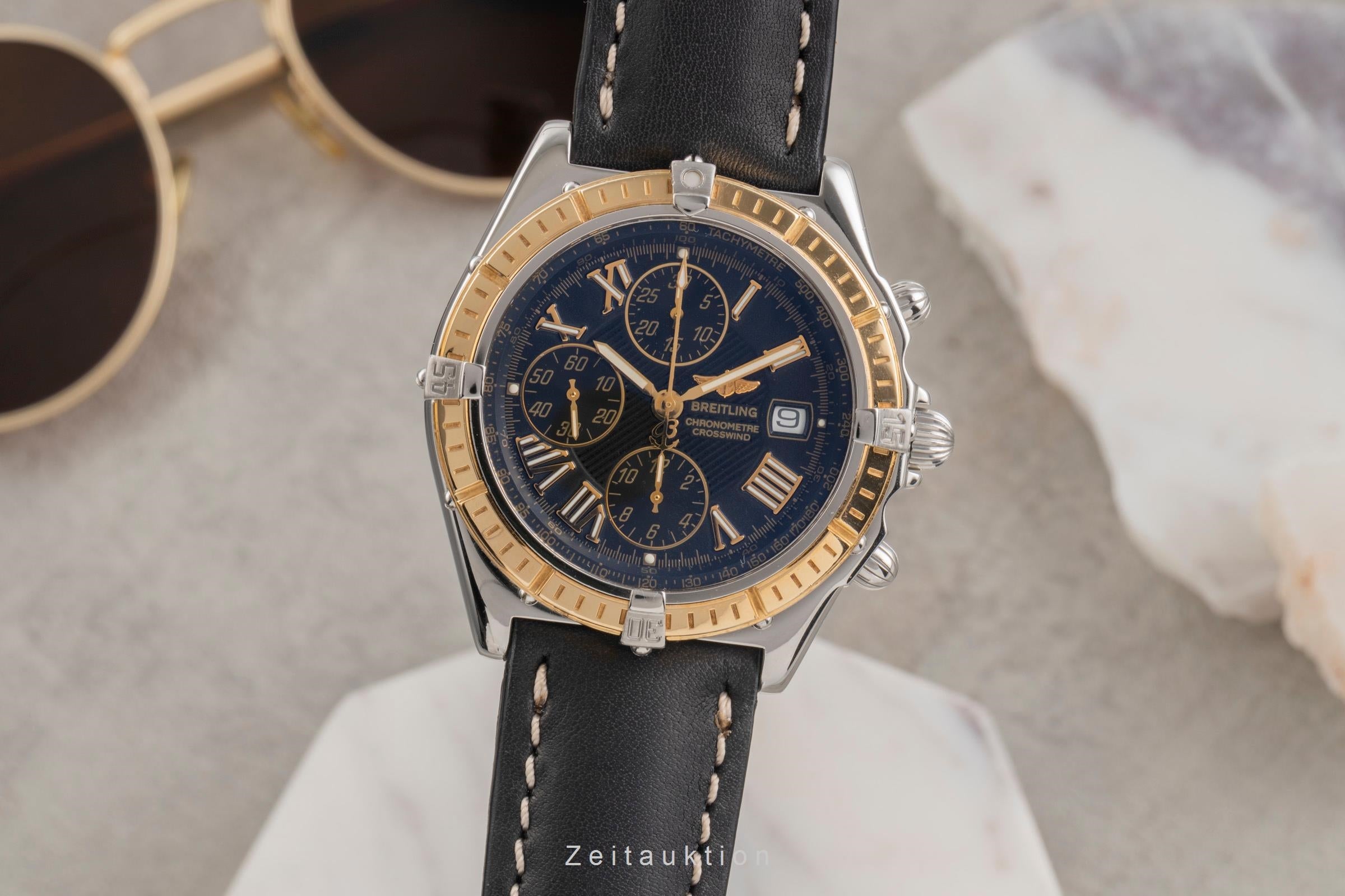 Breitling Crosswind chronograph steel / gold automatic Kal. B13