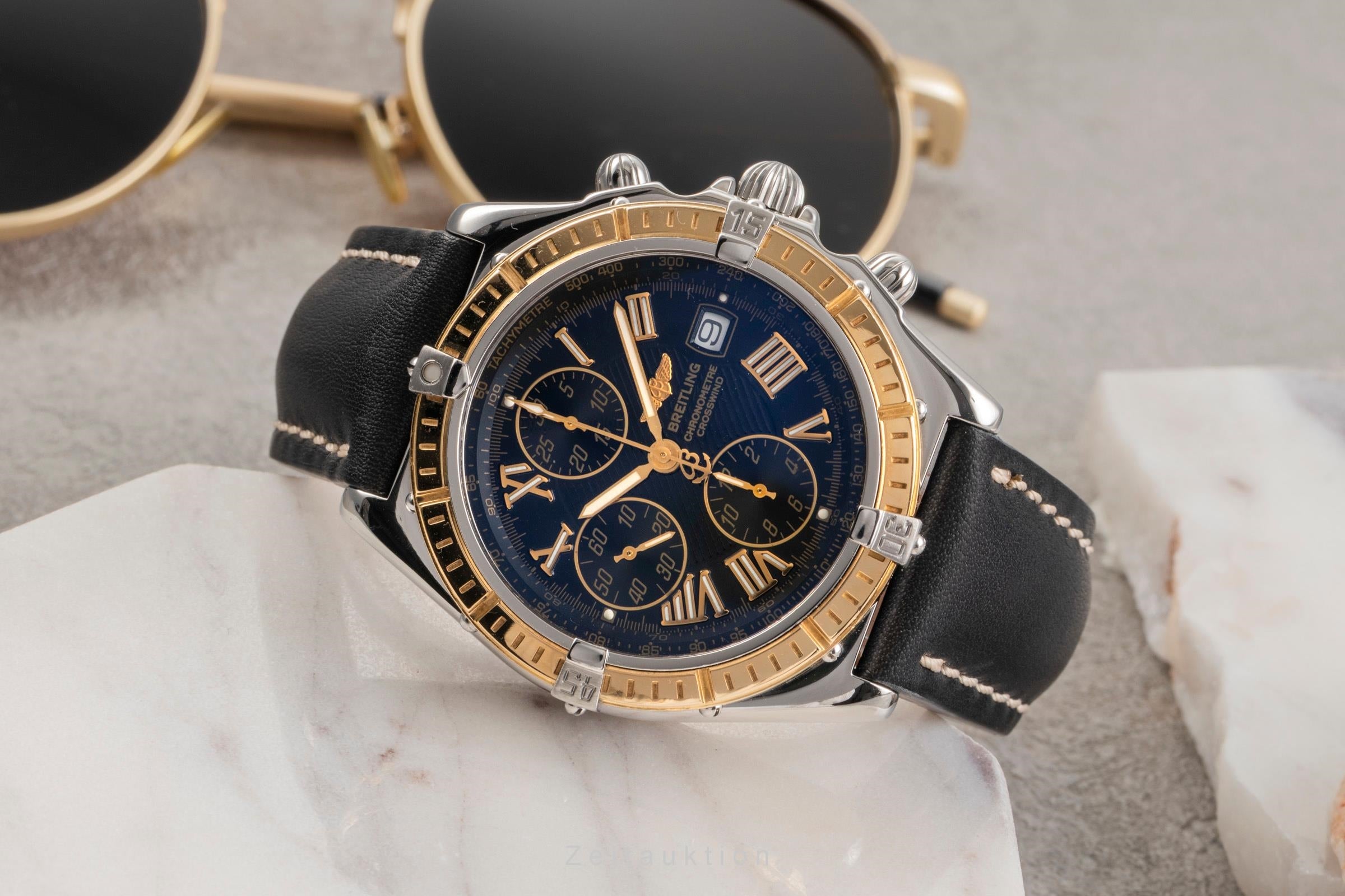Breitling Crosswind Chronograph Stahl / Gold Automatik Herrenuhr Ref. D13355 [2503464]